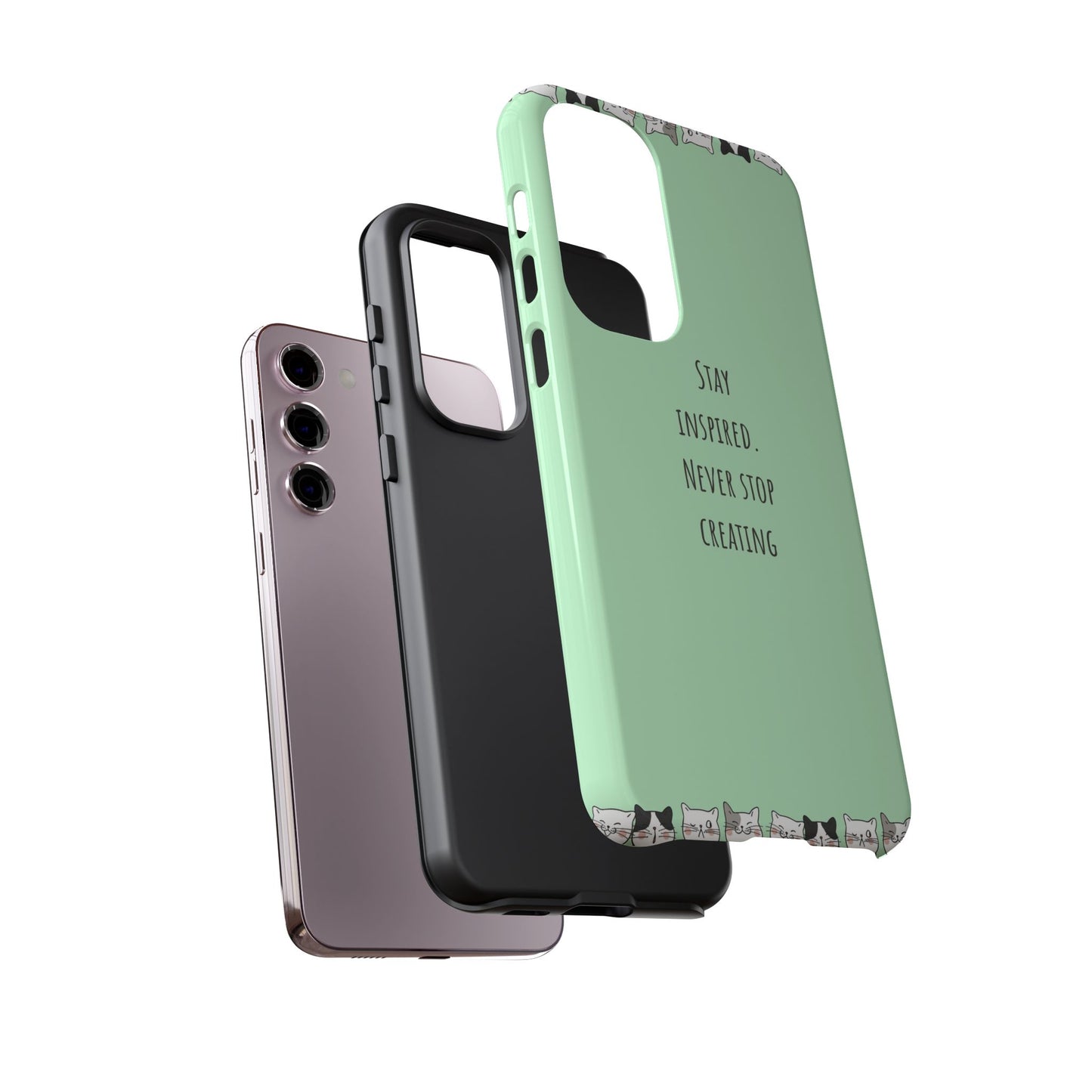 Tough Phone Case, Trendy Durable Glossy Finish, Stylish and Cute Smartphone Cover for Daily Use