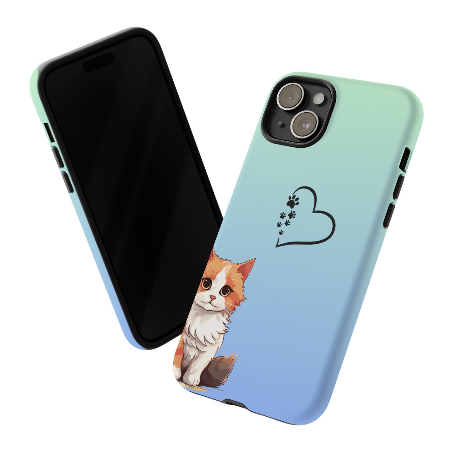 Trendy Tough Phone Case, Glossy Finish, Durable and Stylish, Cute Design for Smartphone Protection