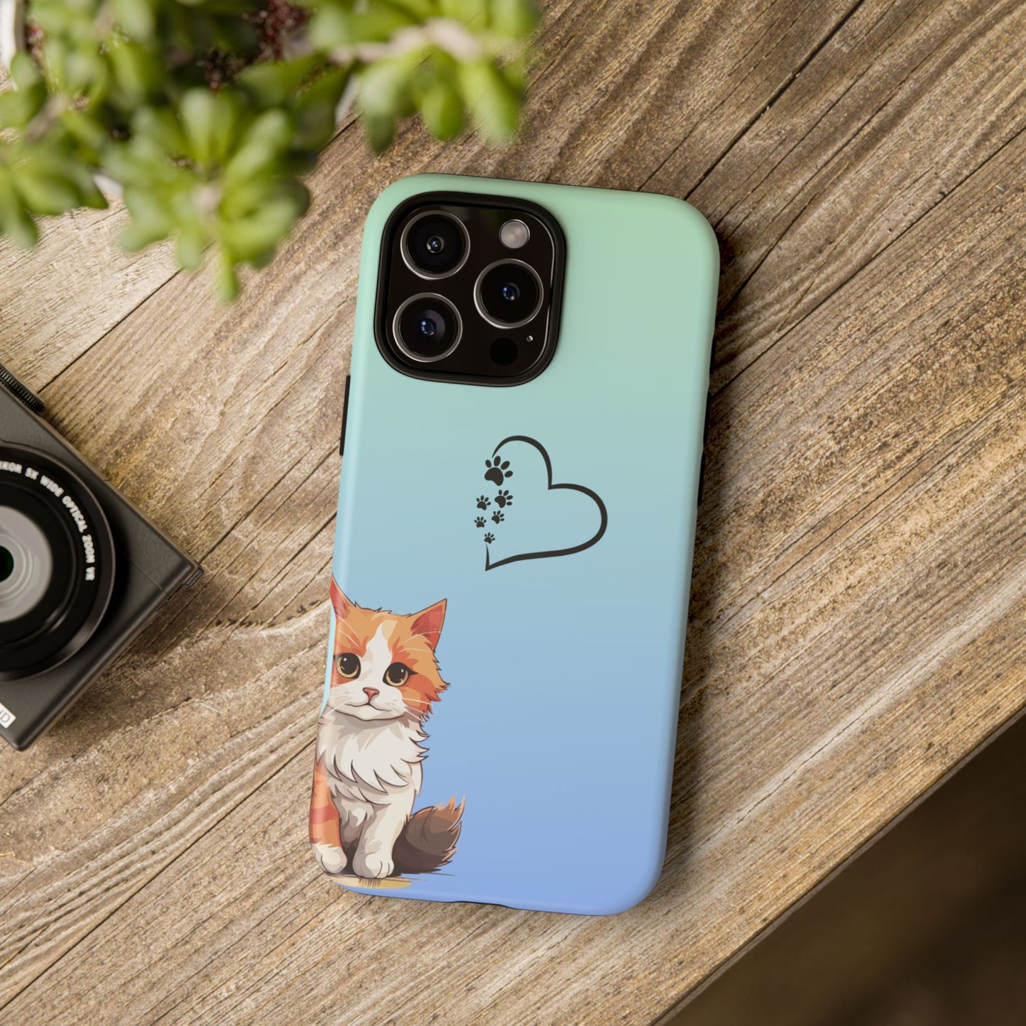 Trendy Tough Phone Case, Glossy Finish, Durable and Stylish, Cute Design for Smartphone Protection