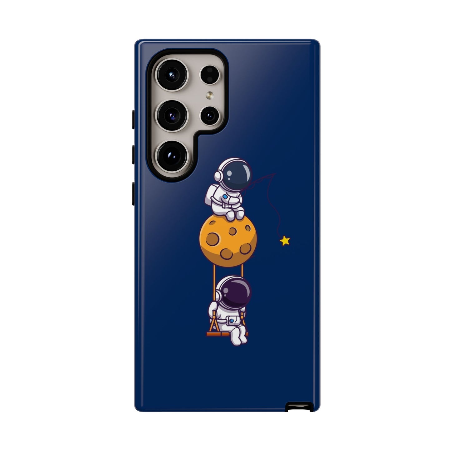 Astronaut Adventure Phone Case - Galaxy Design with Space Explorers