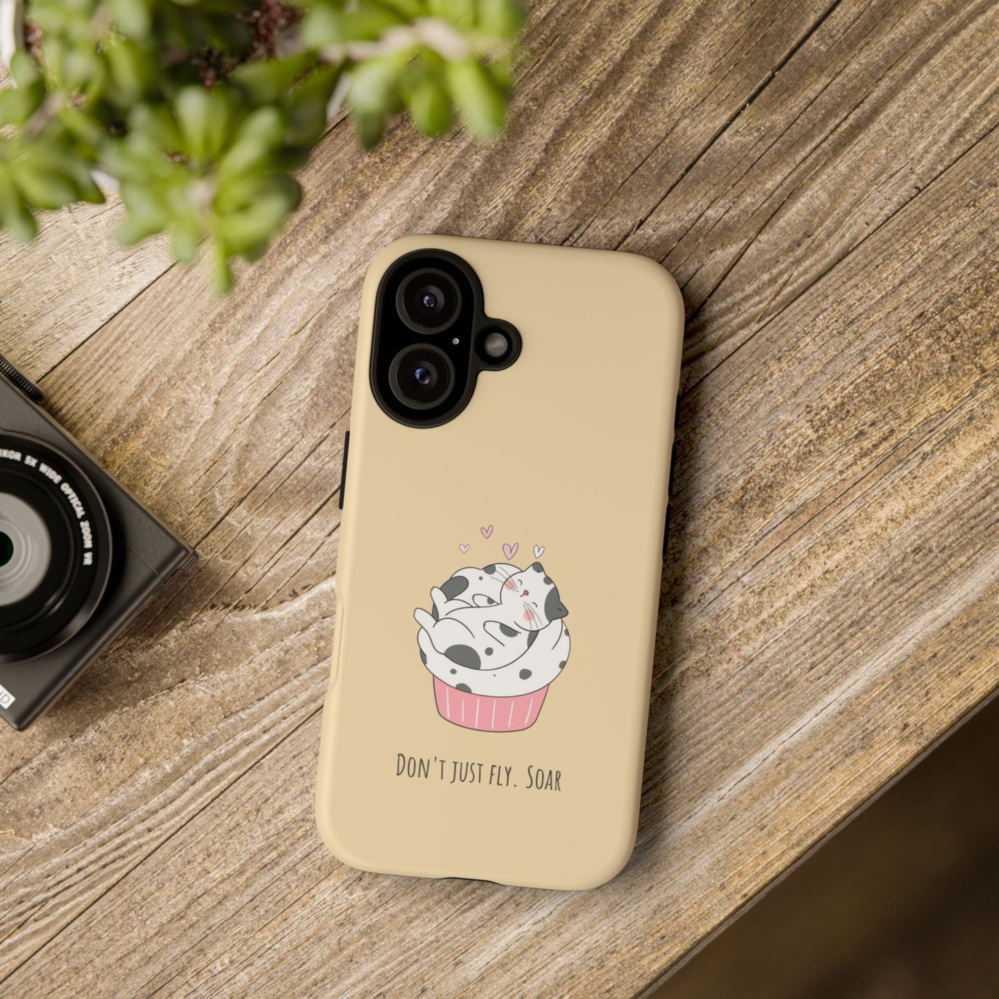 Tough Phone Case, Glossy Cute Design, Durable and Stylish, Trendy Smartphone Cover for Daily Use