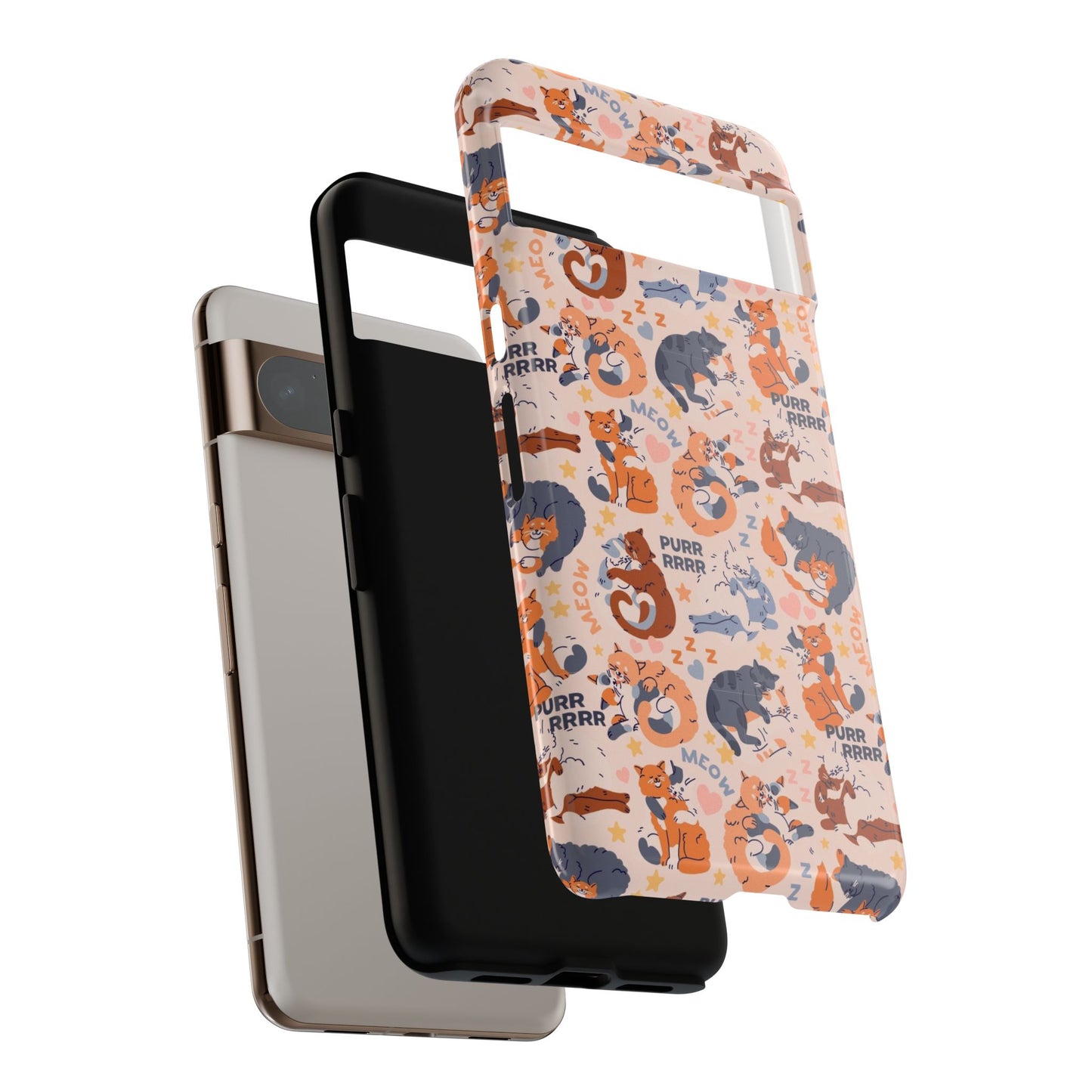 Durable Tough Phone Case, Trendy Cute Glossy Design, Stylish Smartphone Protection for Everyday Use