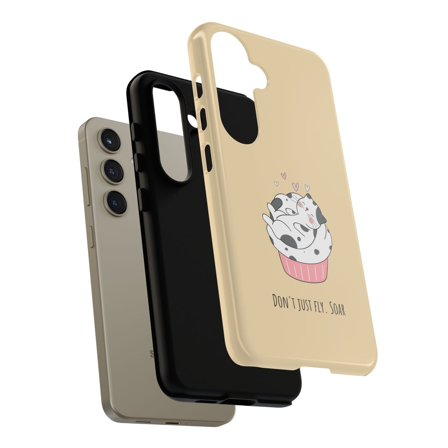Tough Phone Case, Glossy Cute Design, Durable and Stylish, Trendy Smartphone Cover for Daily Use
