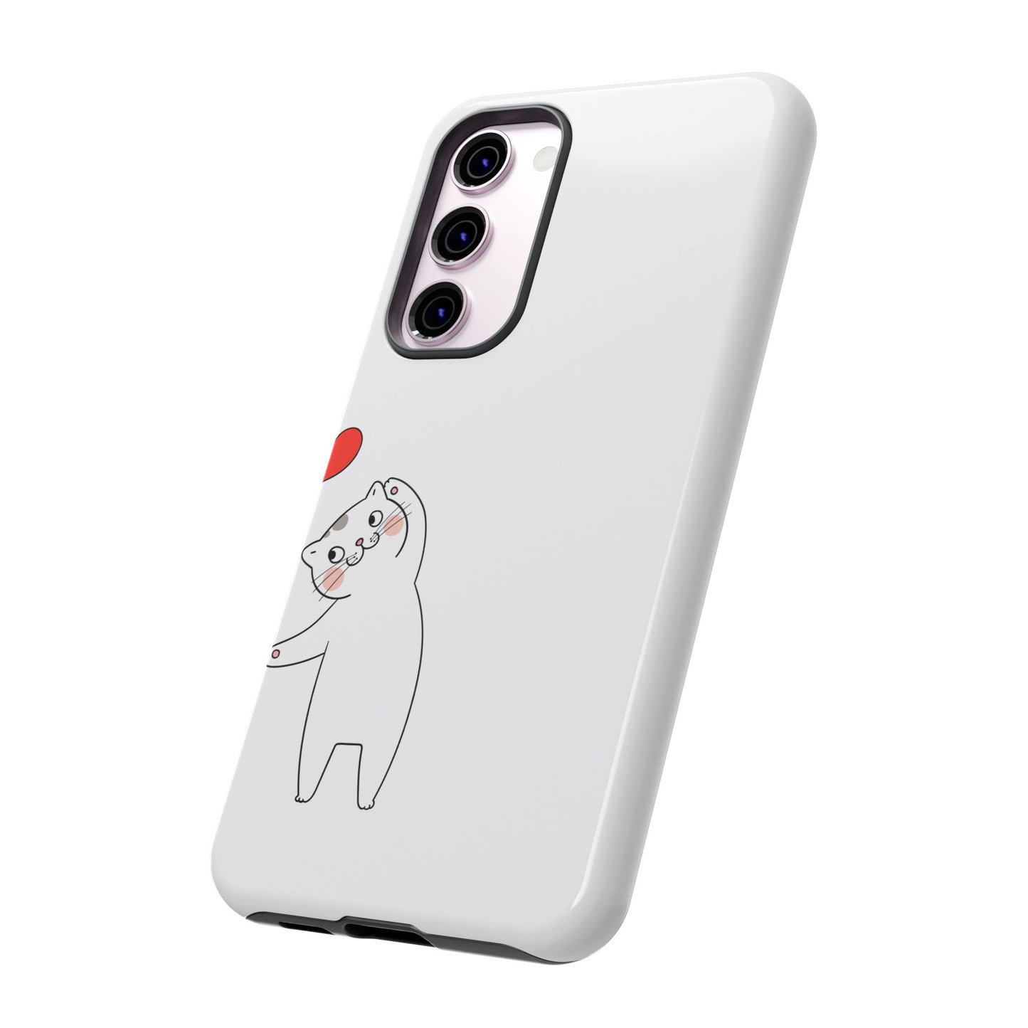 Tough Phone Case, Cute and Stylish Design, Durable Glossy Finish, Trendy Smartphone Protection for Daily Use