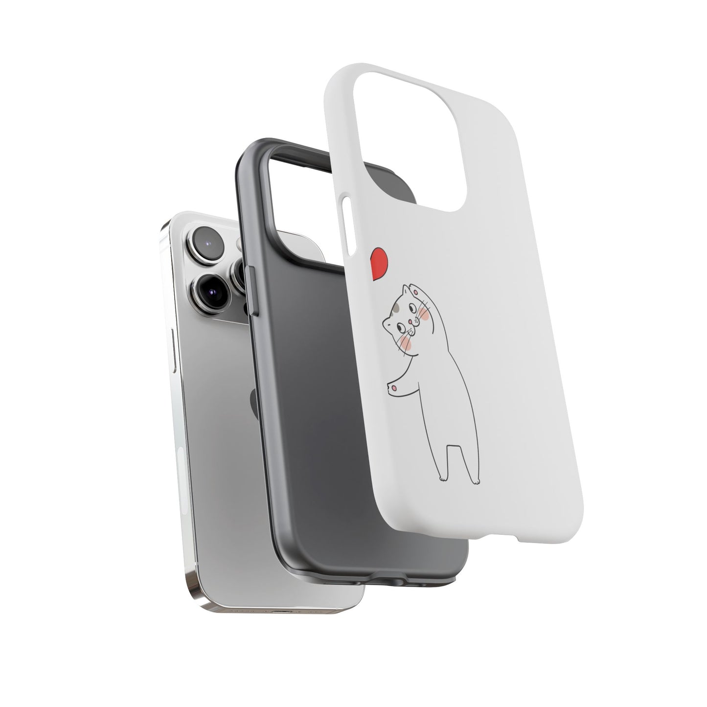 Tough Phone Case, Cute and Stylish Design, Durable Glossy Finish, Trendy Smartphone Protection for Daily Use