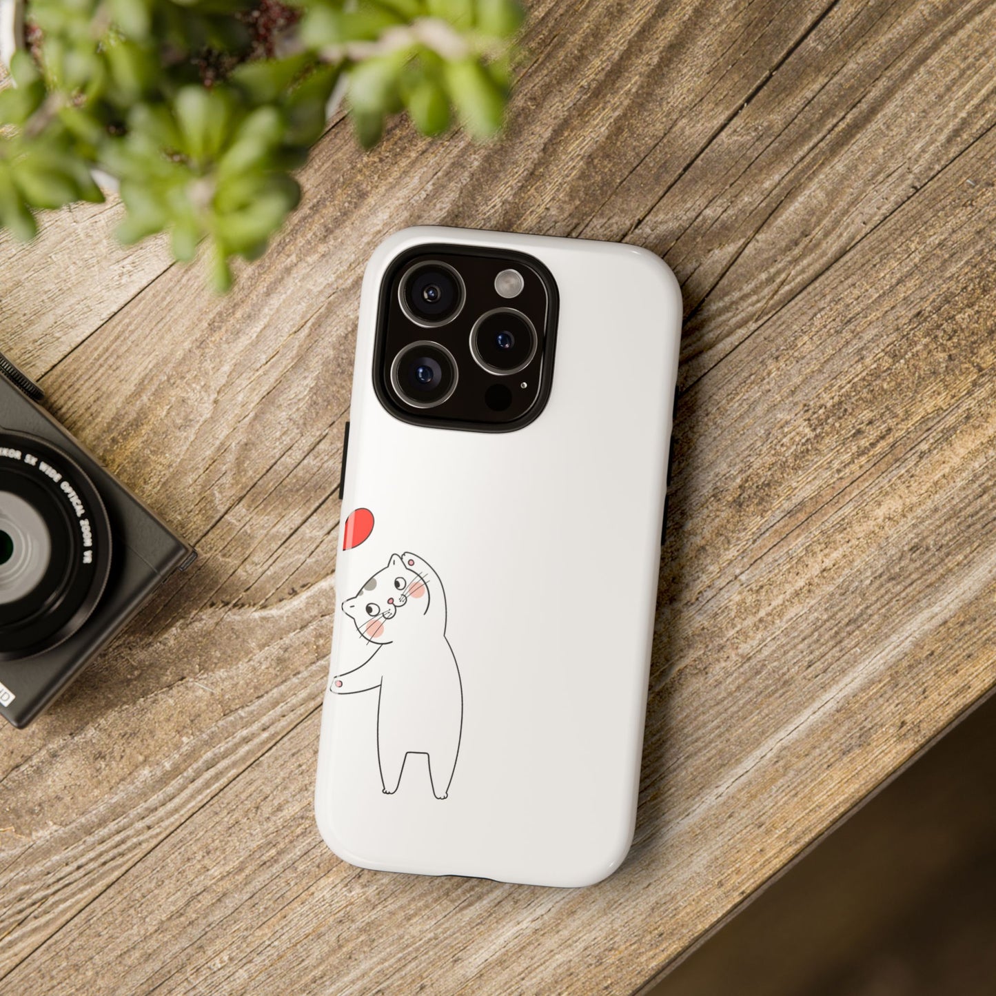 Tough Phone Case, Cute and Stylish Design, Durable Glossy Finish, Trendy Smartphone Protection for Daily Use