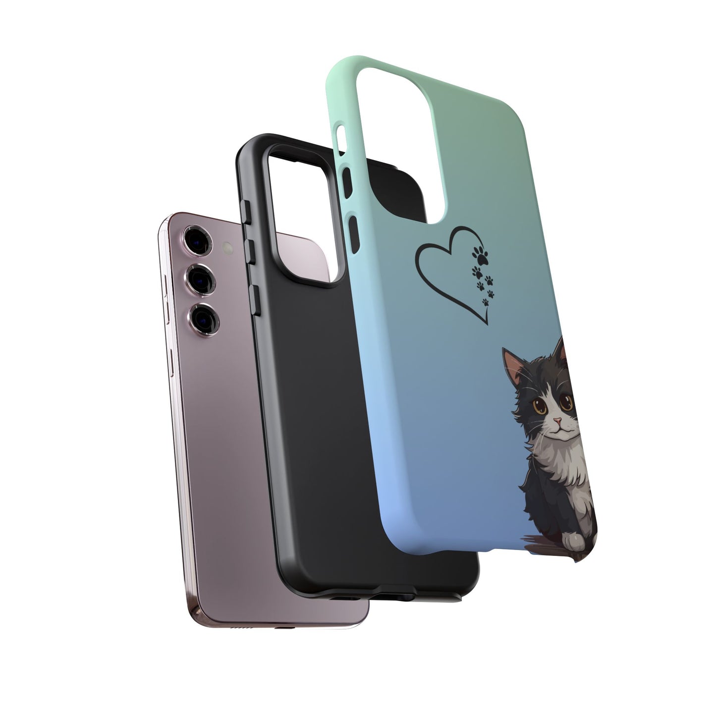 Tough Phone Case, Cute and Stylish Glossy Finish, Trendy Durable Design, Smartphone Protection
