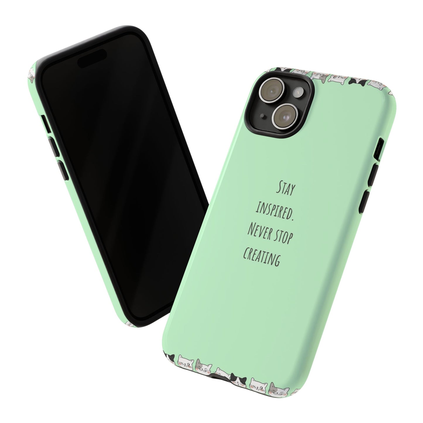 Tough Phone Case, Trendy Durable Glossy Finish, Stylish and Cute Smartphone Cover for Daily Use