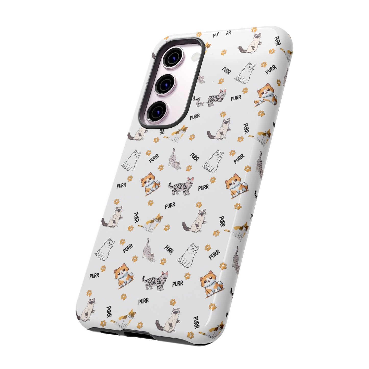 Tough Phone Case, Glossy Finish, Trendy and Cute, Durable Smartphone Protection for Daily Us