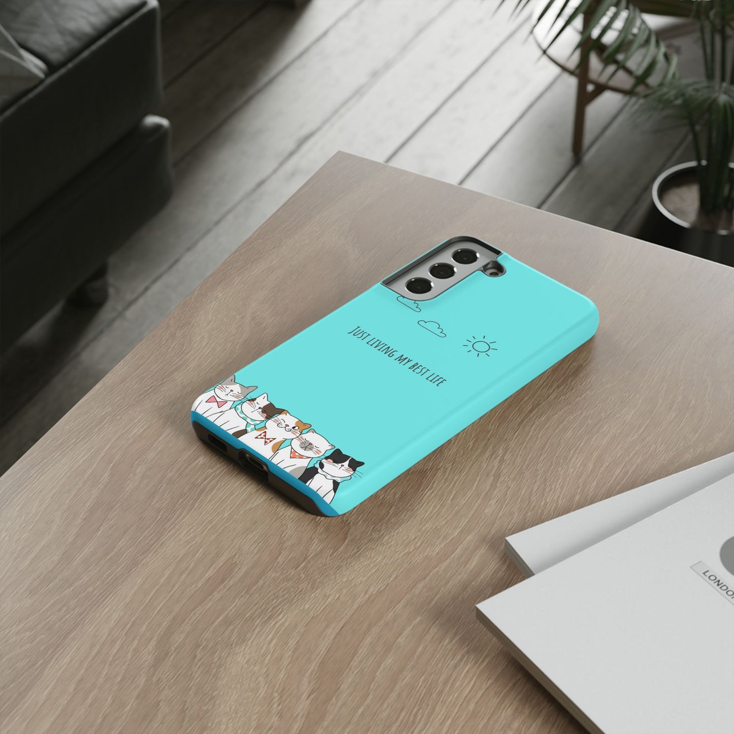 Durable Tough Phone Case, Stylish Trendy Glossy Finish, Cute Design for Smartphone Protection
