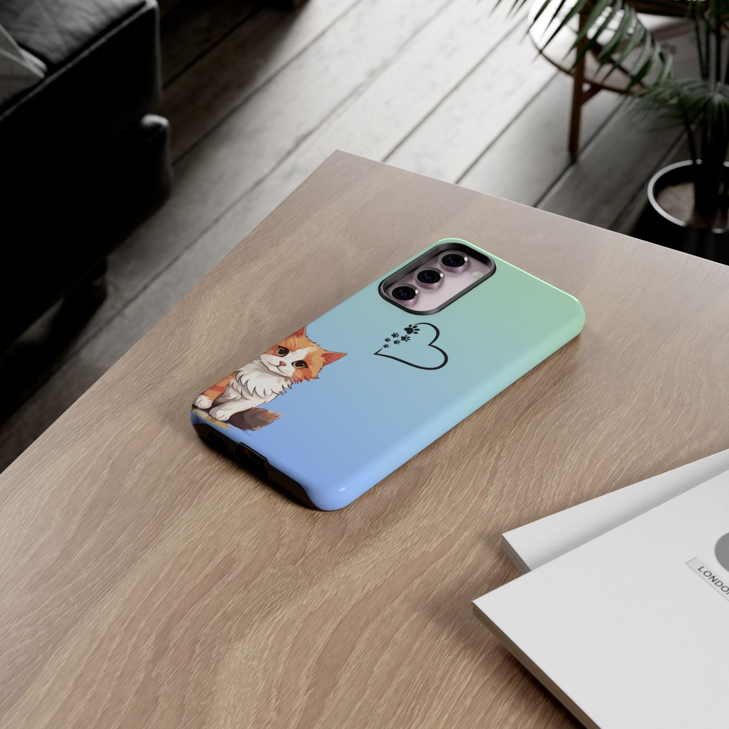Trendy Tough Phone Case, Glossy Finish, Durable and Stylish, Cute Design for Smartphone Protection