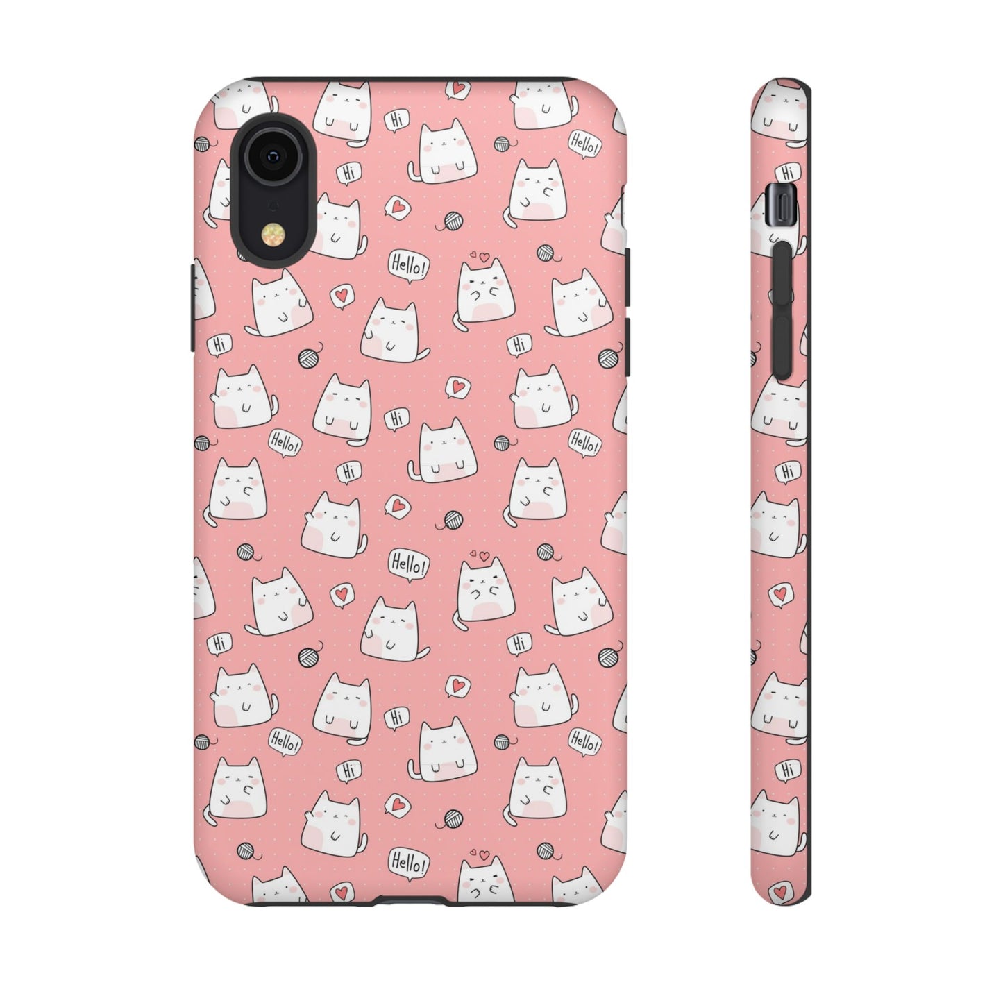 Tough Phone Case, Durable Glossy Cover, Trendy Stylish Design, Cute Protection for Smartphones