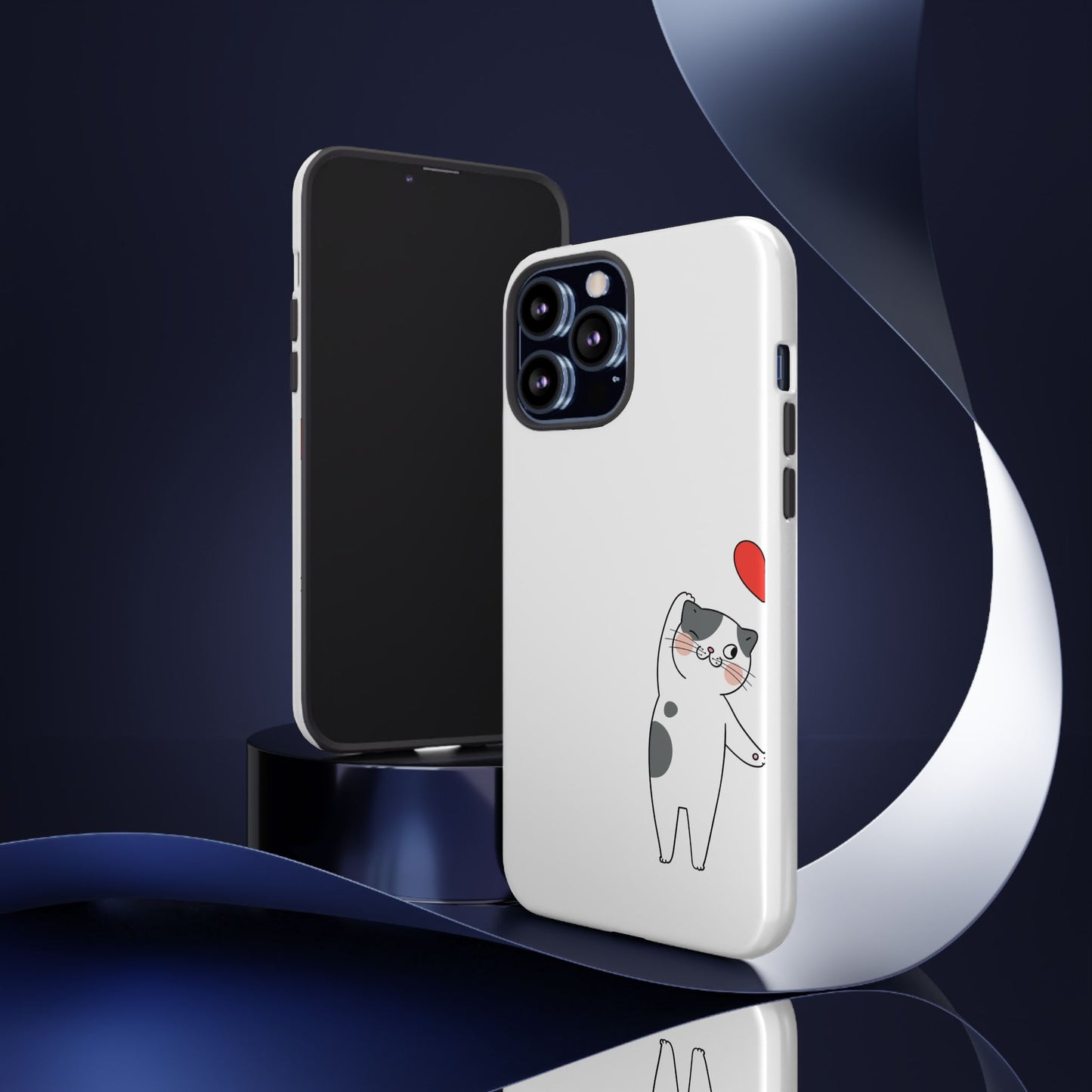 Tough Phone Case, Durable and Trendy Glossy Finish, Cute Stylish Design, Everyday Smartphone Protection