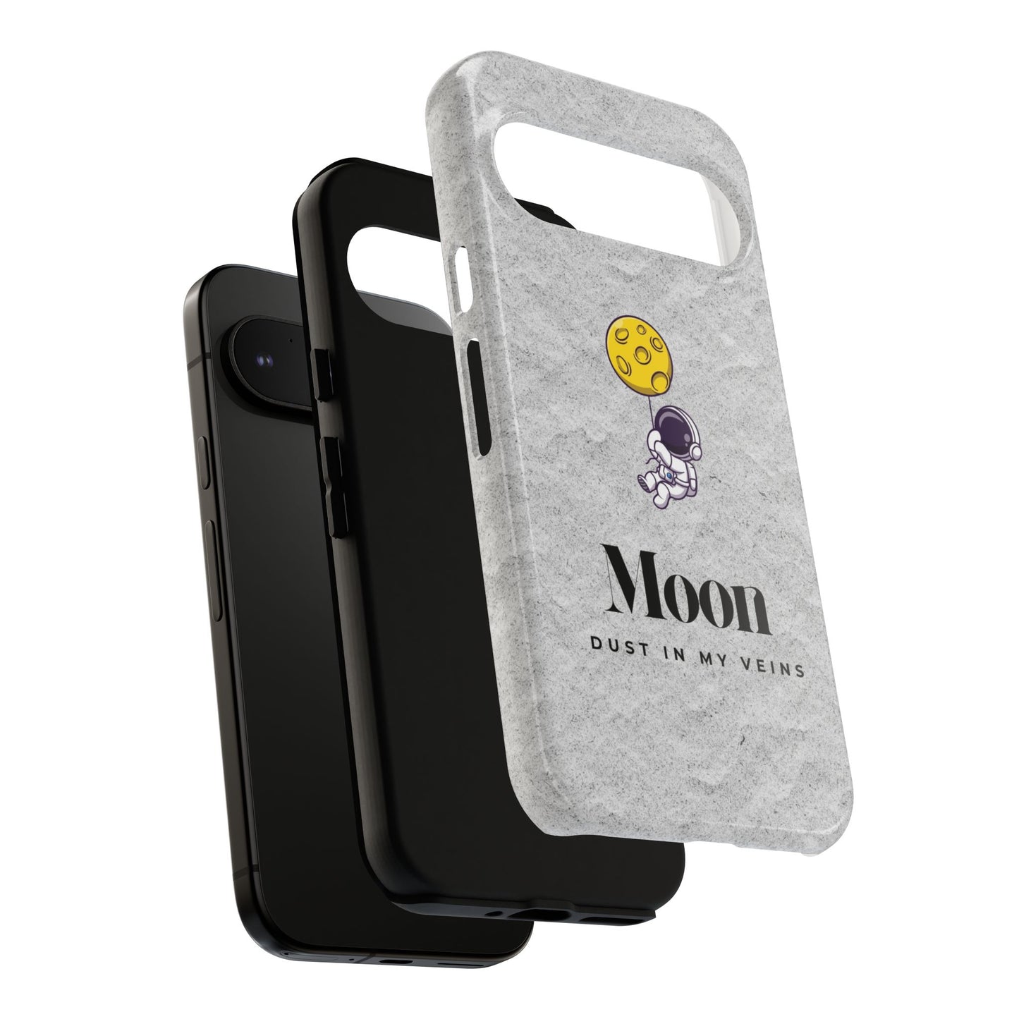 Astronaut Moon Phone Case - "Dust in My Veins" Durable Tough Case
