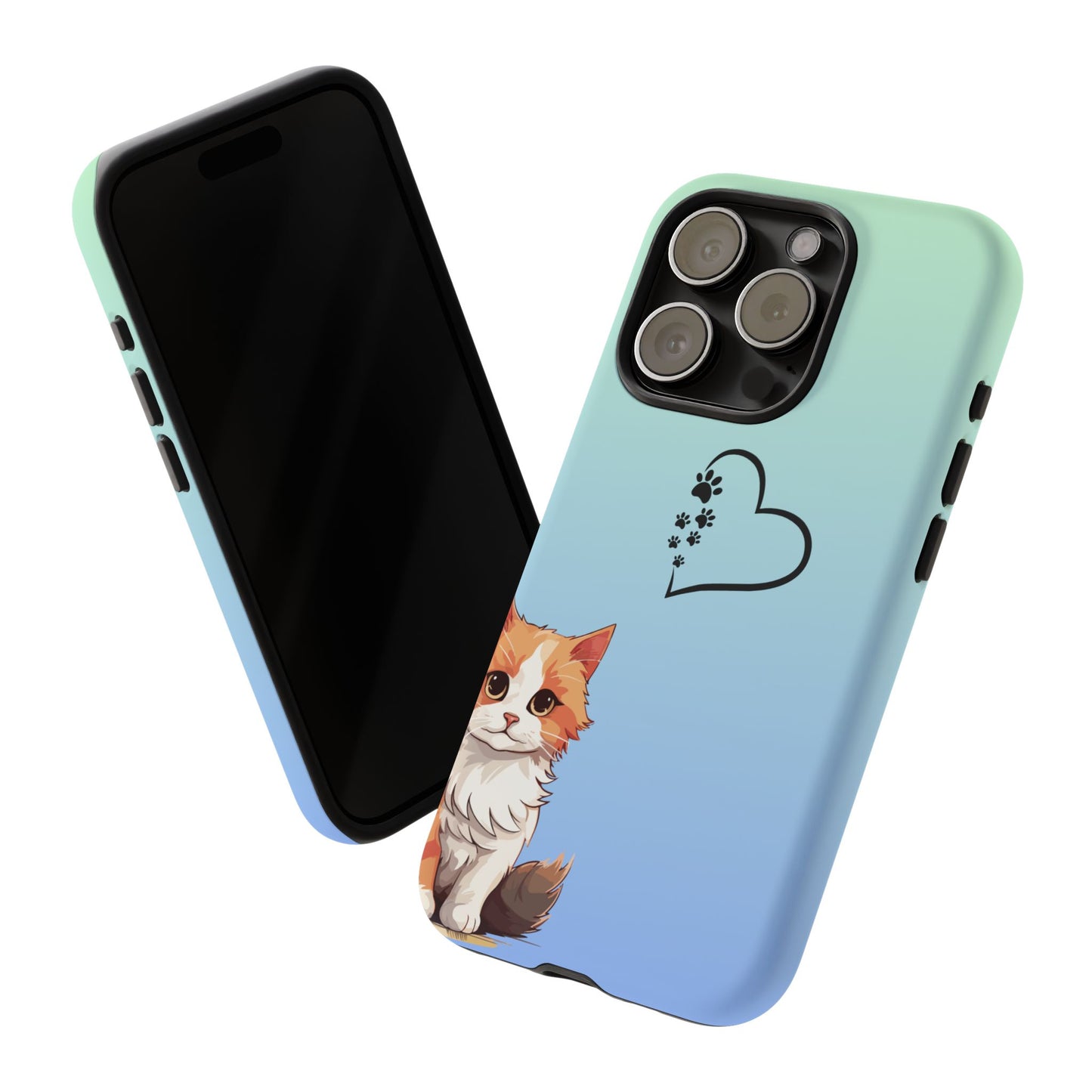 Trendy Tough Phone Case, Glossy Finish, Durable and Stylish, Cute Design for Smartphone Protection