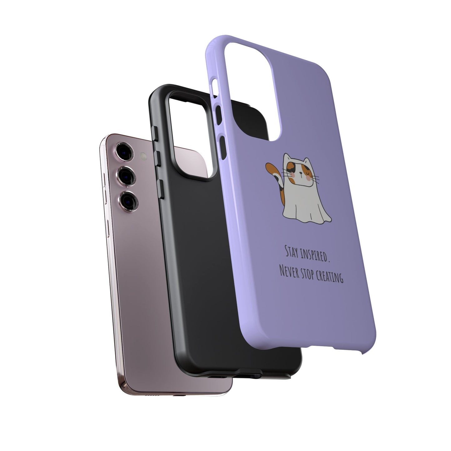 Tough Phone Case, Stylish and Durable Glossy Finish, Trendy Cute Cover for Smartphones