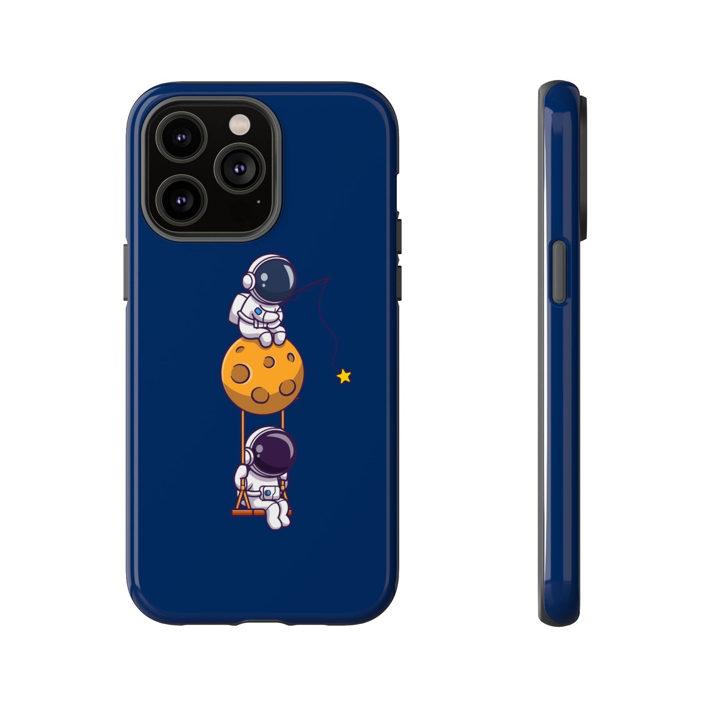 Astronaut Adventure Phone Case - Galaxy Design with Space Explorers