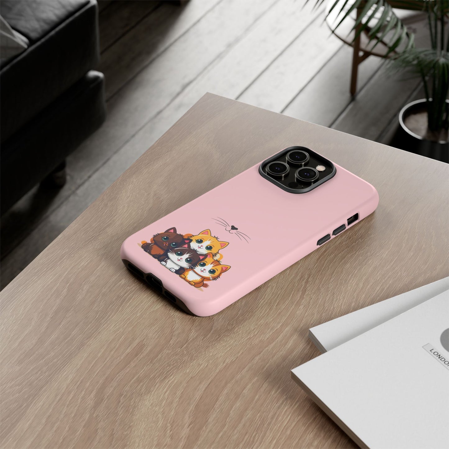 Durable Tough Phone Case, Glossy Stylish Finish, Trendy and Cute Design, Fashionable Everyday Smartphone Cover
