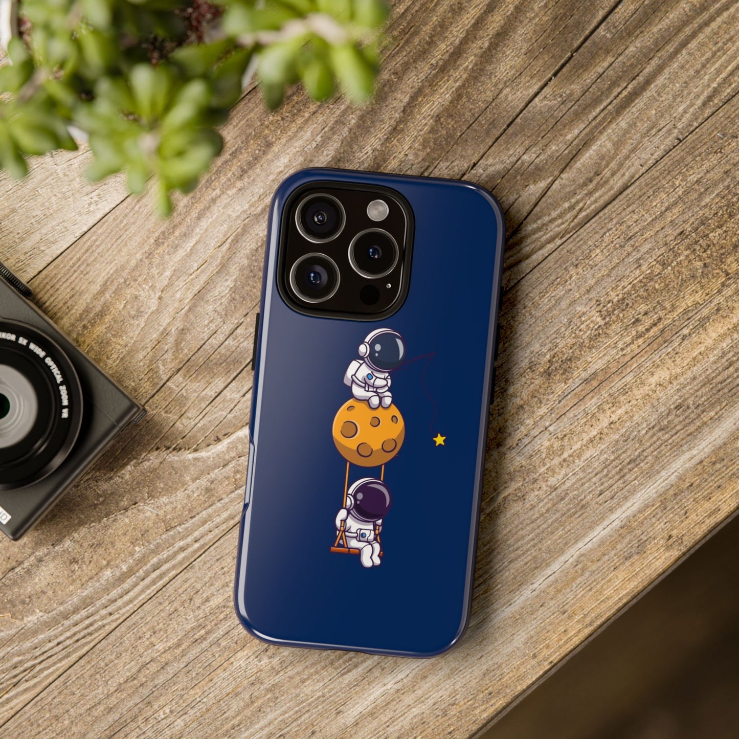 Astronaut Adventure Phone Case - Galaxy Design with Space Explorers