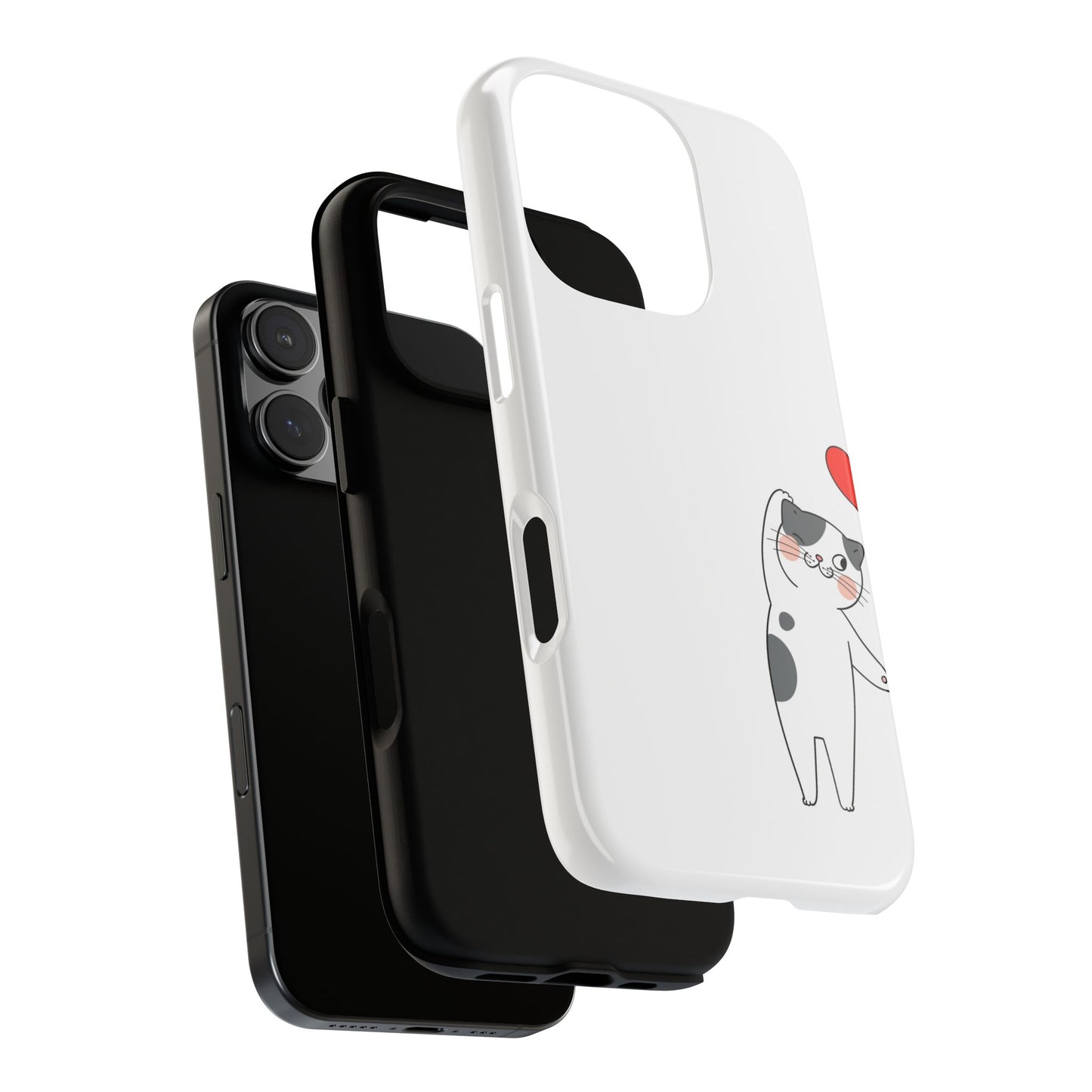 Tough Phone Case, Durable and Trendy Glossy Finish, Cute Stylish Design, Everyday Smartphone Protection