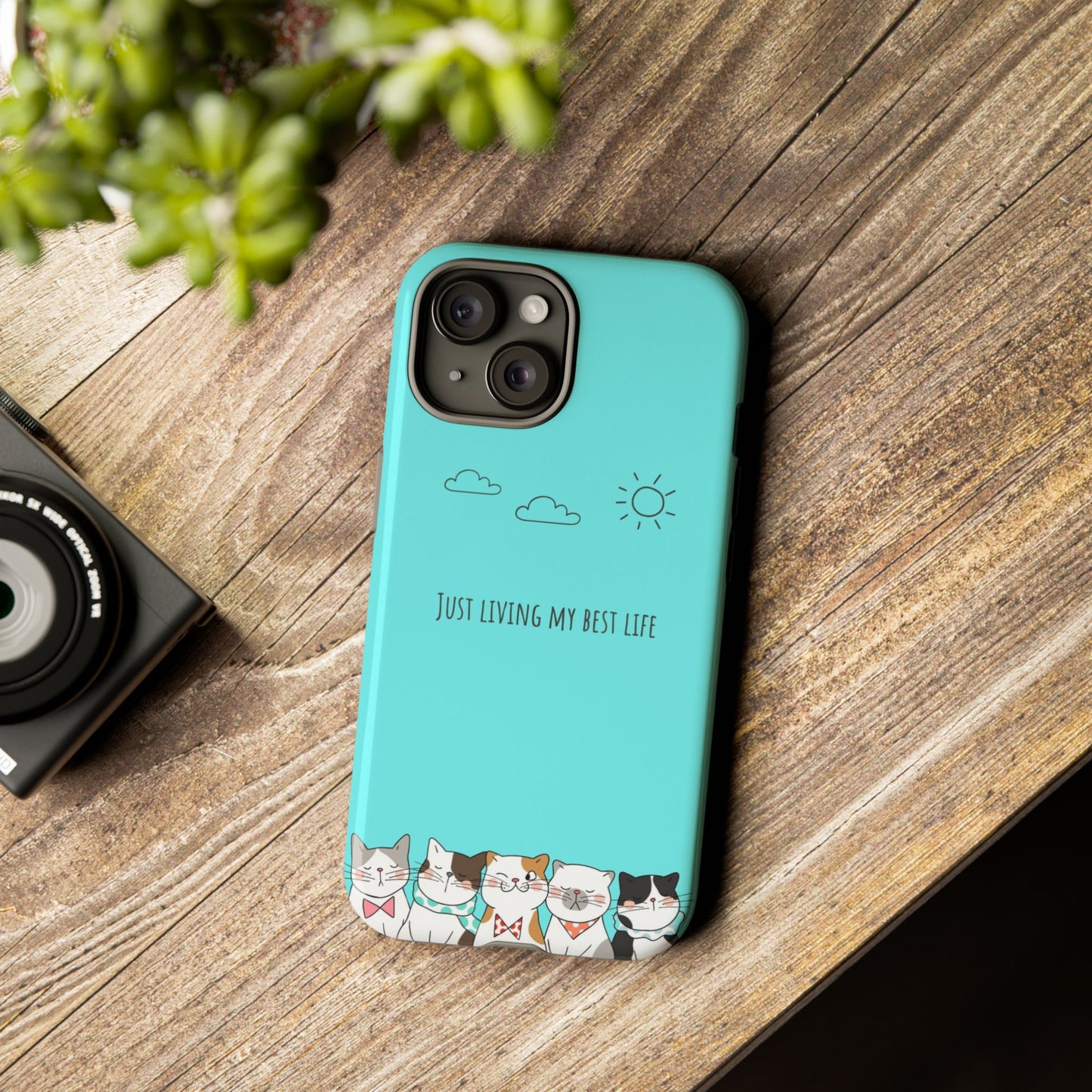 Durable Tough Phone Case, Stylish Trendy Glossy Finish, Cute Design for Smartphone Protection