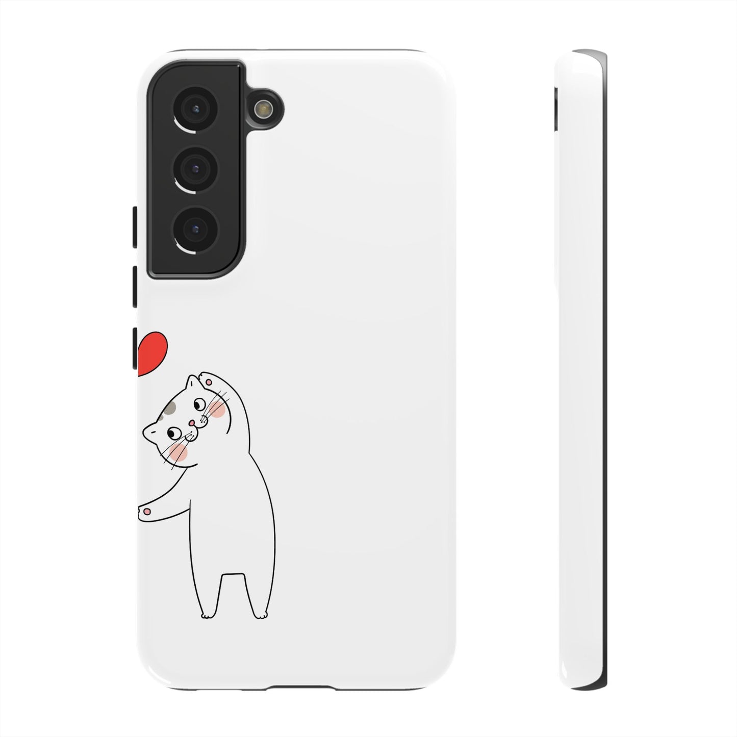Tough Phone Case, Cute and Stylish Design, Durable Glossy Finish, Trendy Smartphone Protection for Daily Use