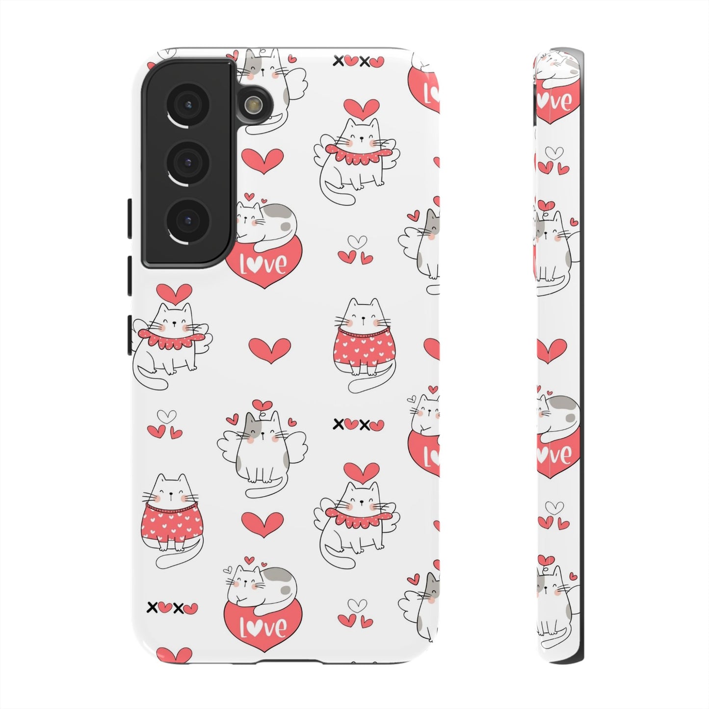 Durable Tough Phone Case, Trendy Glossy Cover, Stylish Cute Design, Perfect for Smartphone Protection