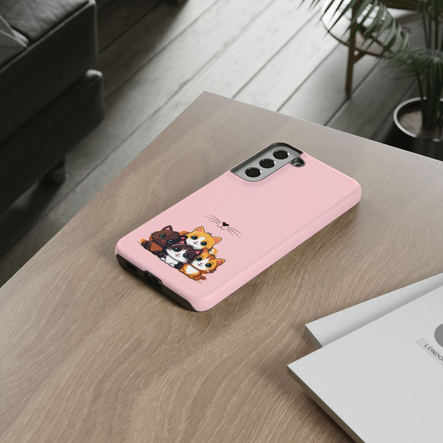 Durable Tough Phone Case, Glossy Stylish Finish, Trendy and Cute Design, Fashionable Everyday Smartphone Cover