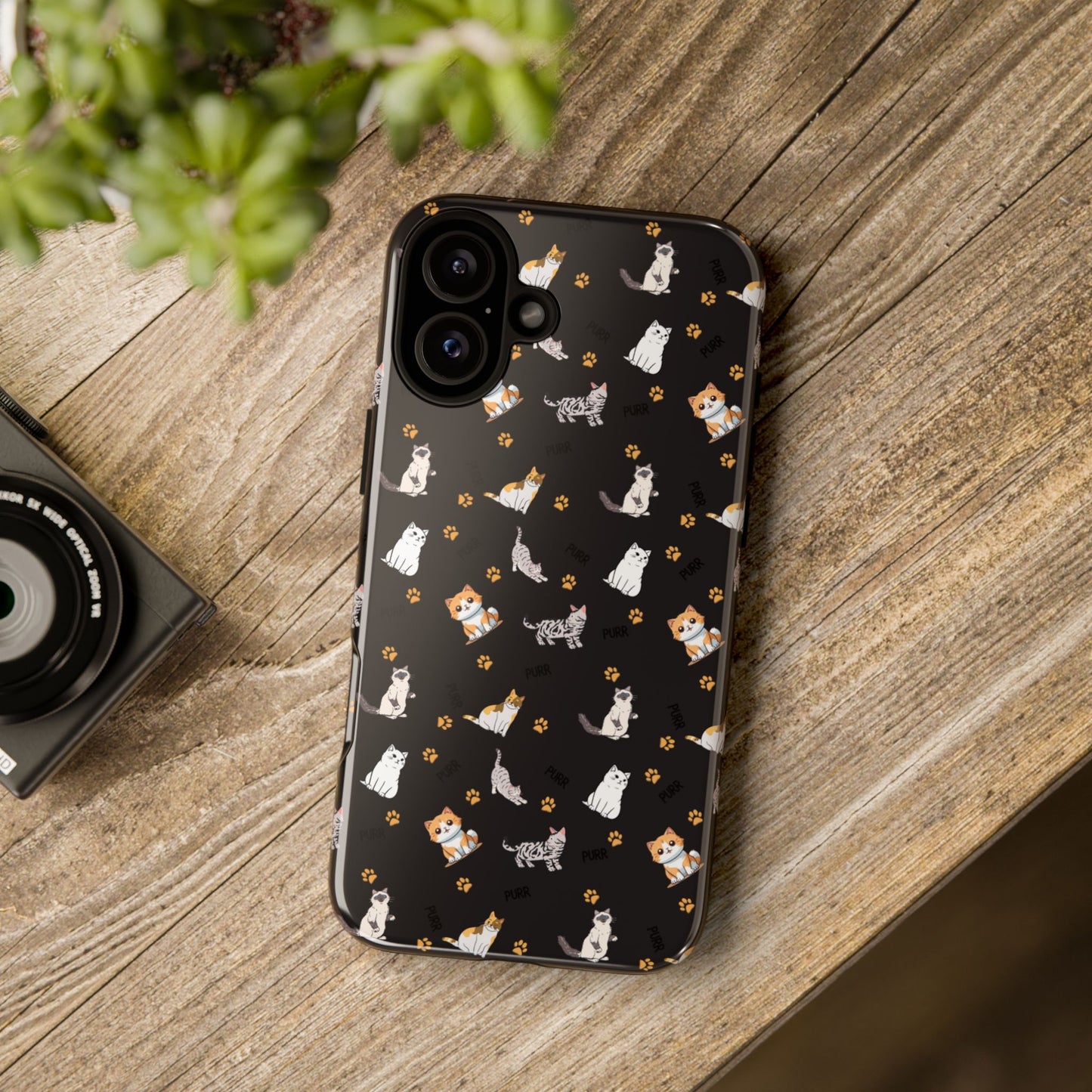 Durable Tough Phone Case, Stylish Glossy Finish, Trendy Cute Design, Everyday Protection for Smartphones