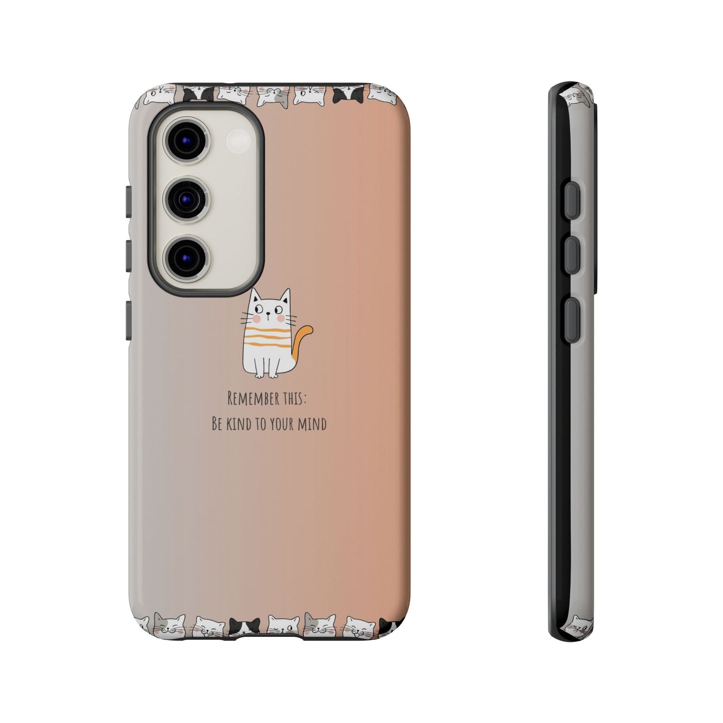 Durable Tough Phone Case, Cute Stylish Design, Glossy Trendy Cover for Smartphone Protection