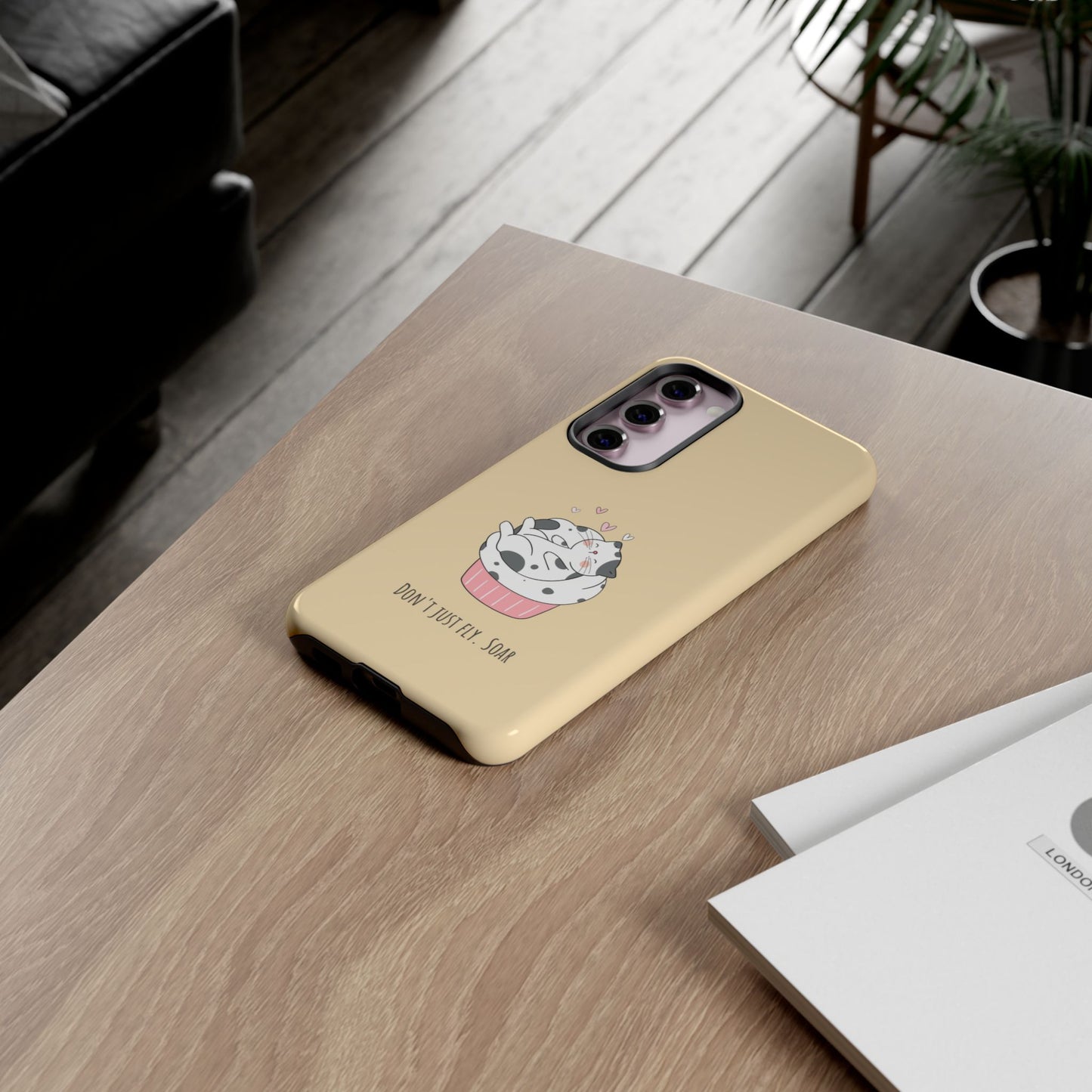 Tough Phone Case, Glossy Cute Design, Durable and Stylish, Trendy Smartphone Cover for Daily Use