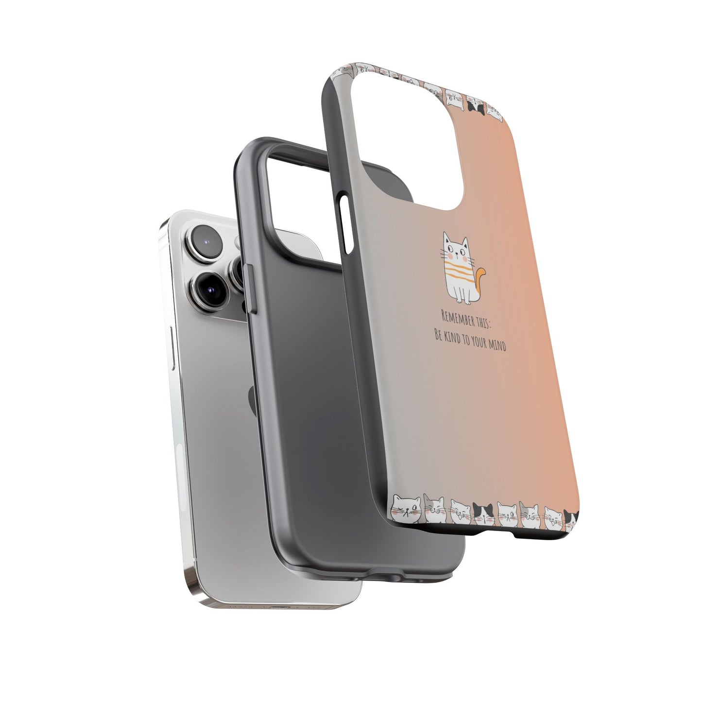 Durable Tough Phone Case, Cute Stylish Design, Glossy Trendy Cover for Smartphone Protection