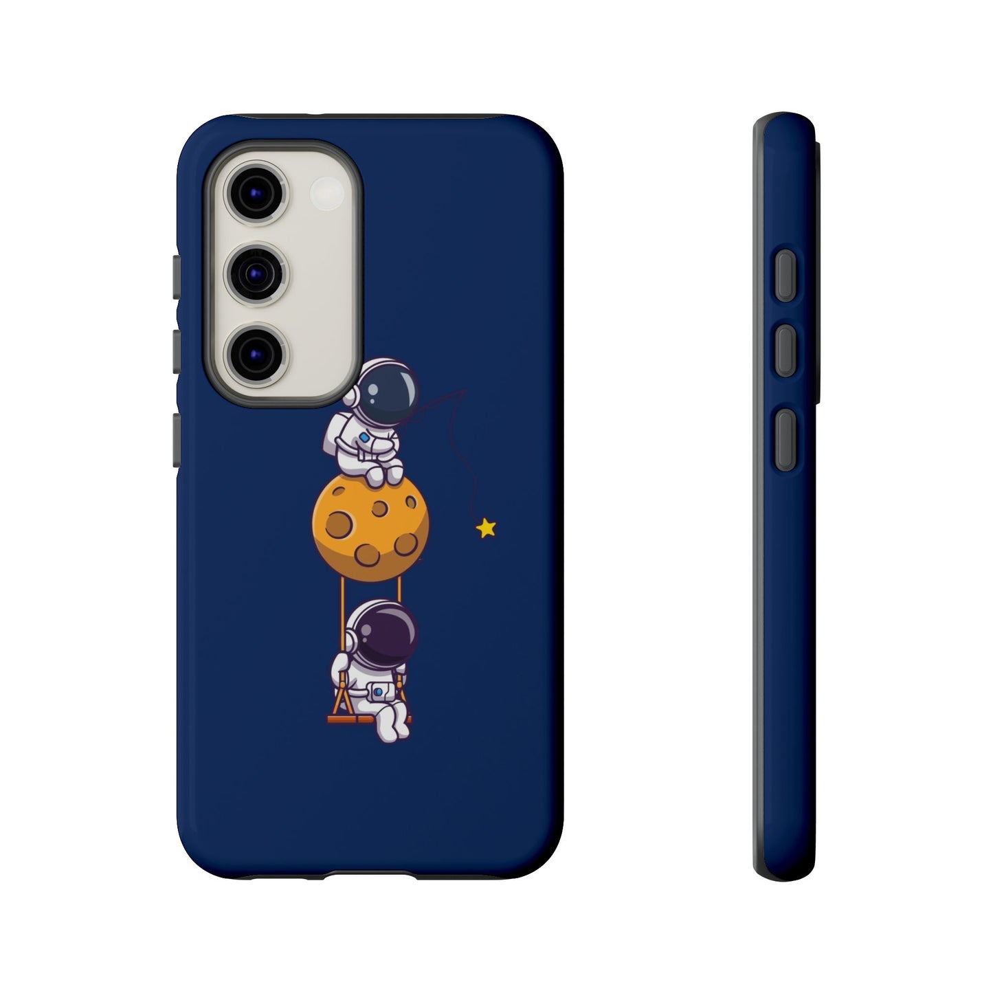 Astronaut Adventure Phone Case - Galaxy Design with Space Explorers