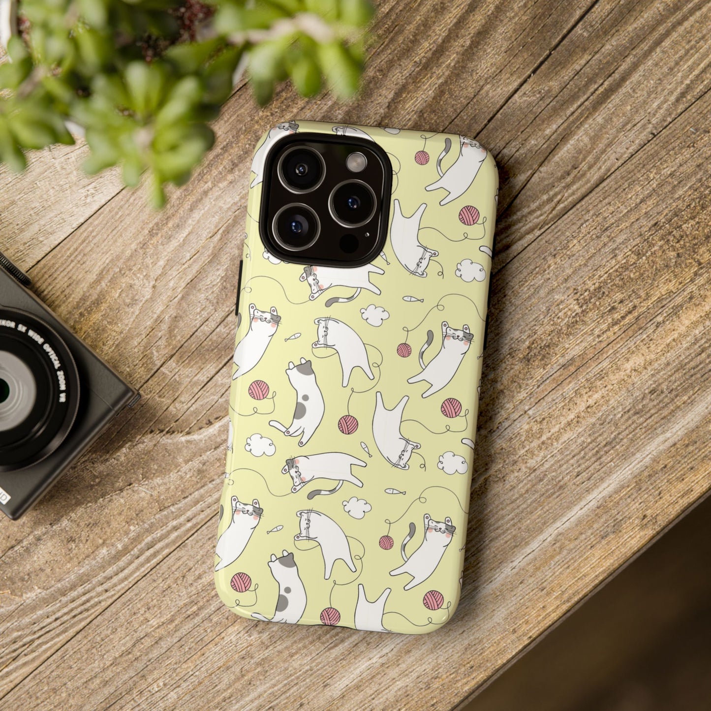 Durable Tough Phone Case, Cute Glossy Cover, Stylish and Trendy Smartphone Protection for Daily Use