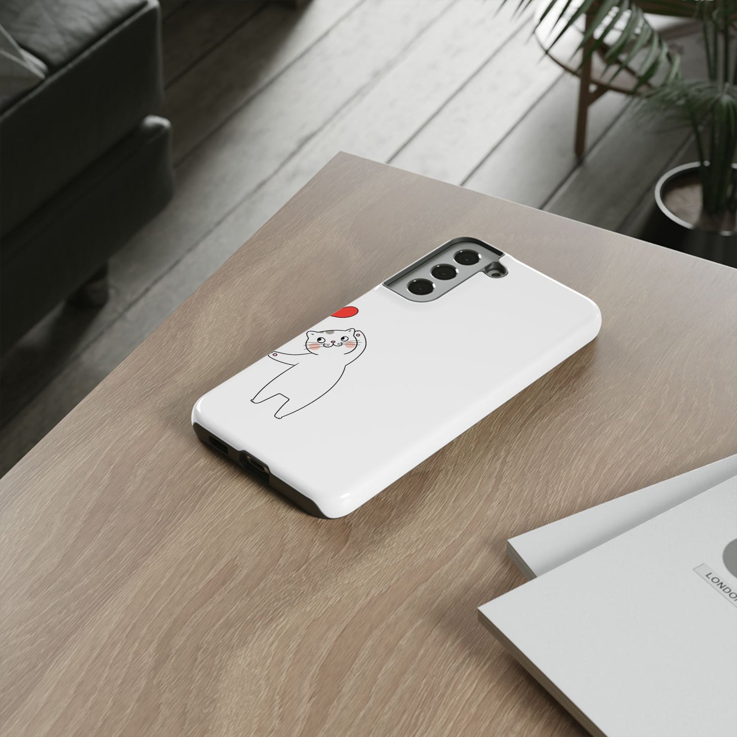 Tough Phone Case, Cute and Stylish Design, Durable Glossy Finish, Trendy Smartphone Protection for Daily Use