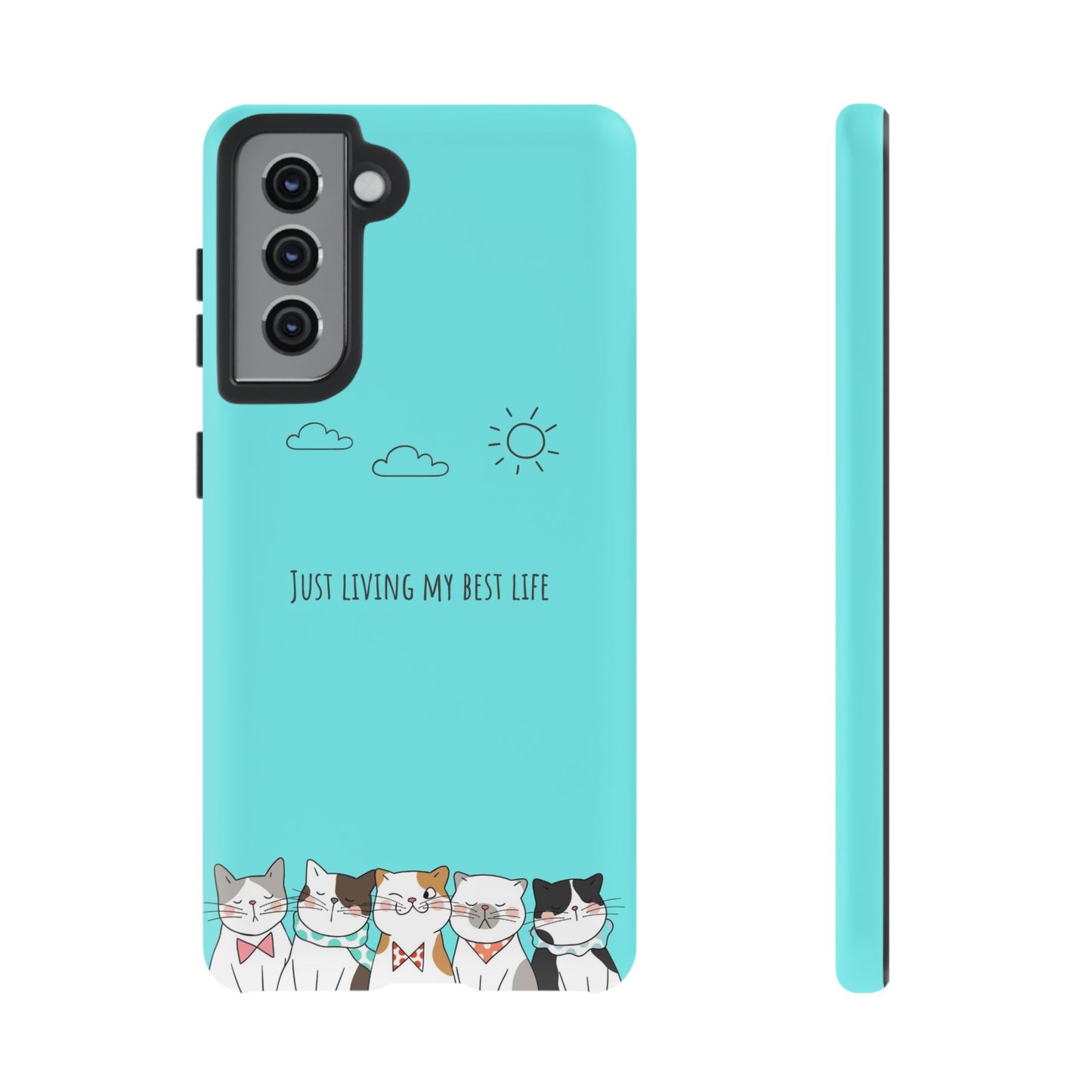 Durable Tough Phone Case, Stylish Trendy Glossy Finish, Cute Design for Smartphone Protection