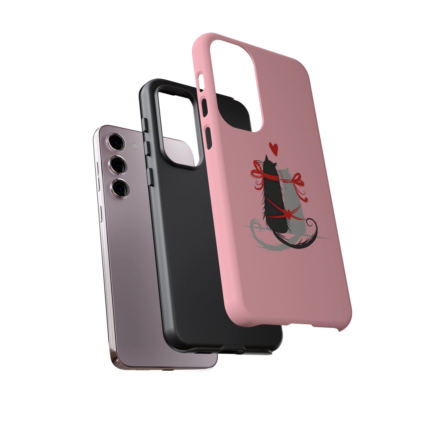 Cute Tough Phone Case, Trendy Glossy Finish, Durable and Fashionable, Stylish Everyday Cover, Smartphone Protection