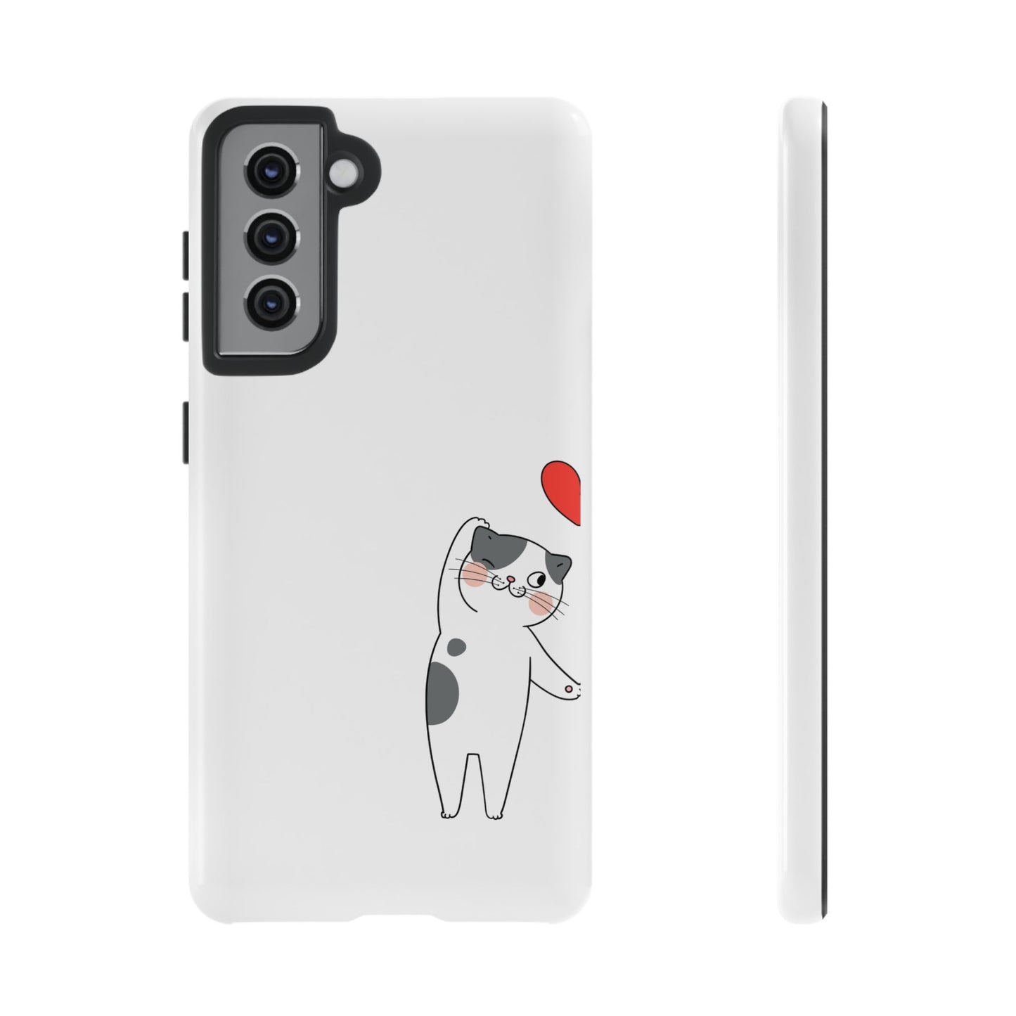 Tough Phone Case, Durable and Trendy Glossy Finish, Cute Stylish Design, Everyday Smartphone Protection