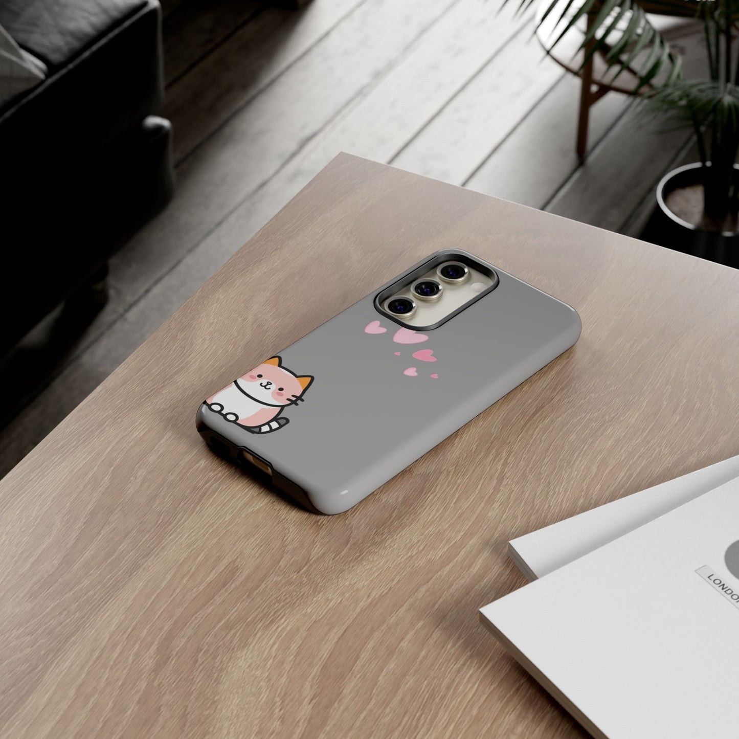 Stylish Tough Phone Case, Durable Glossy Cover, Cute Trendy Design, Perfect Smartphone Protection
