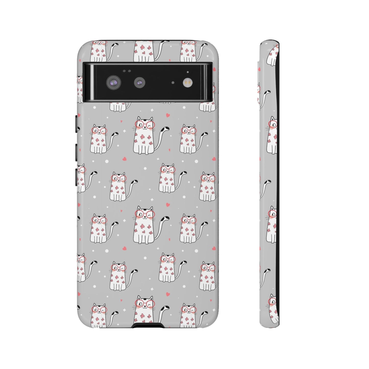 Durable Tough Phone Case, Stylish Glossy Cover, Trendy Cute Design, Perfect for Smartphone Use