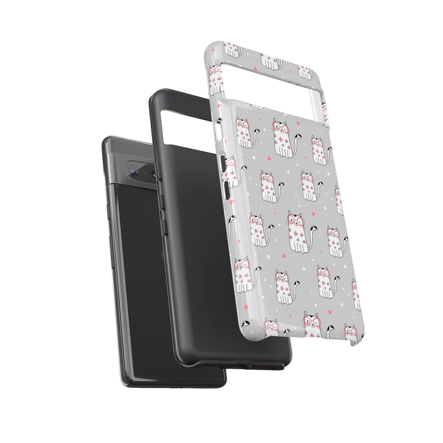 Durable Tough Phone Case, Stylish Glossy Cover, Trendy Cute Design, Perfect for Smartphone Use