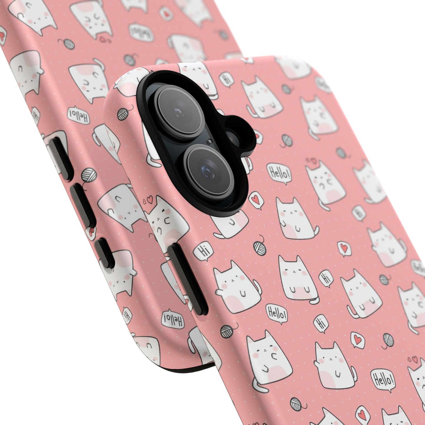 Tough Phone Case, Durable Glossy Cover, Trendy Stylish Design, Cute Protection for Smartphones