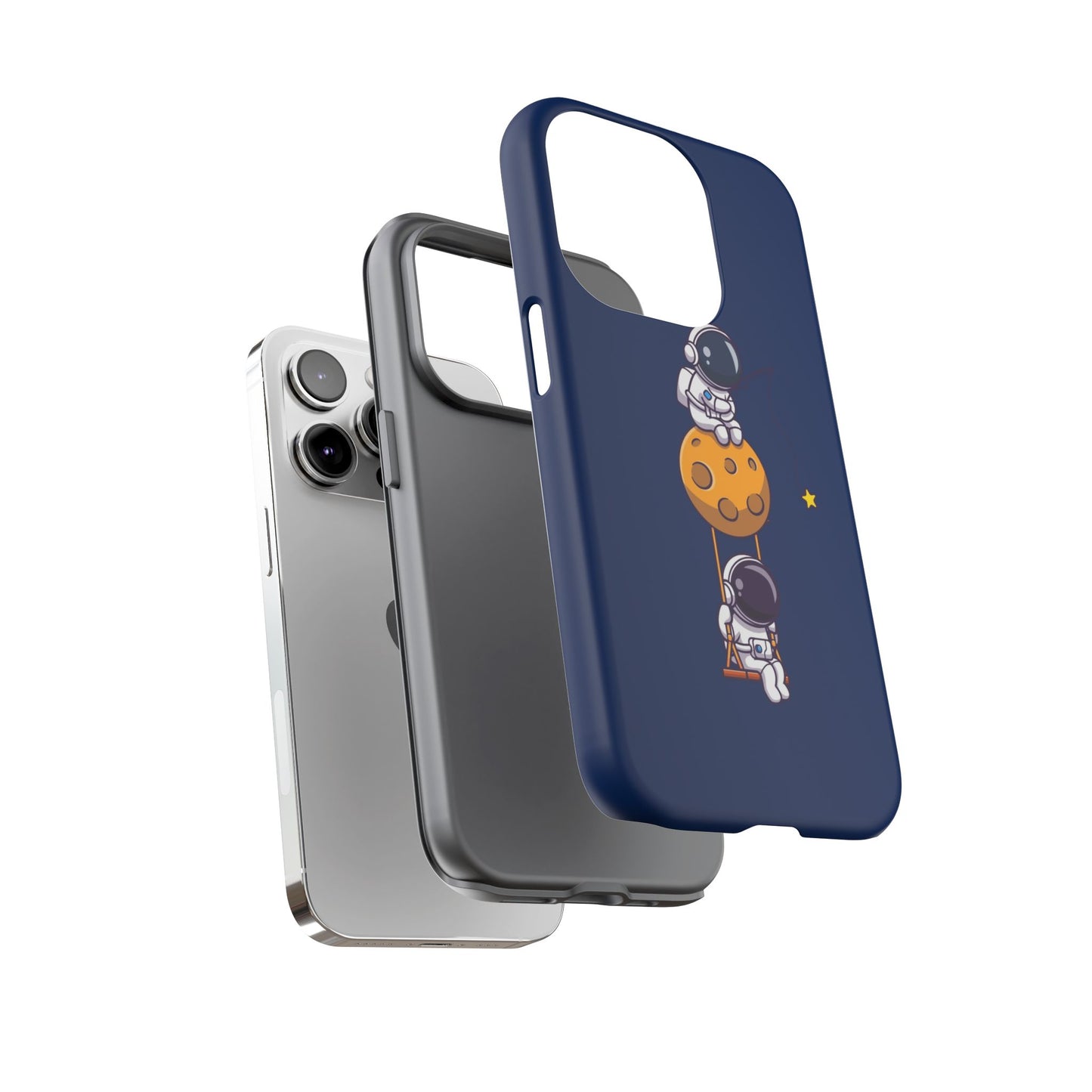 Astronaut Adventure Phone Case - Galaxy Design with Space Explorers