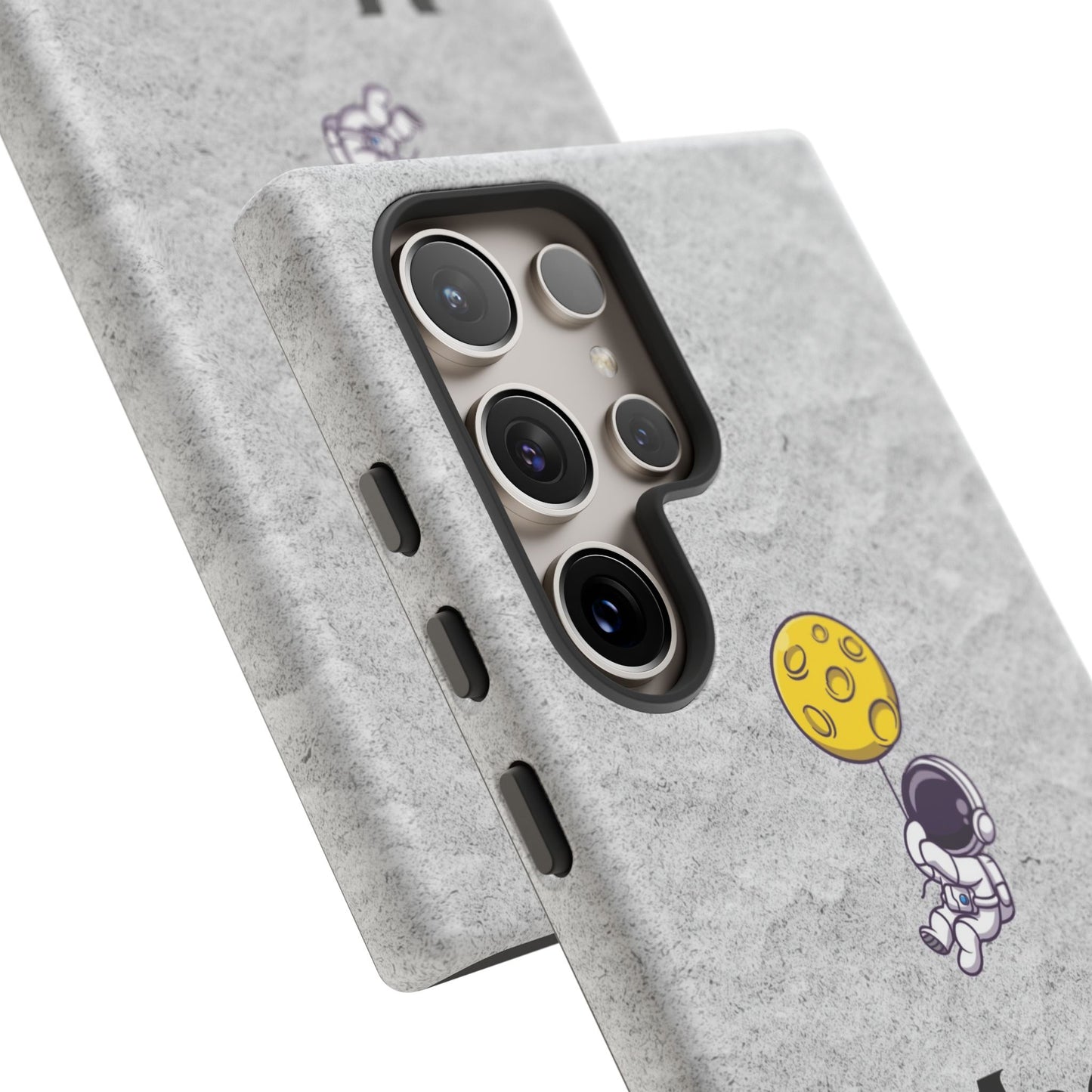 Astronaut Moon Phone Case - "Dust in My Veins" Durable Tough Case