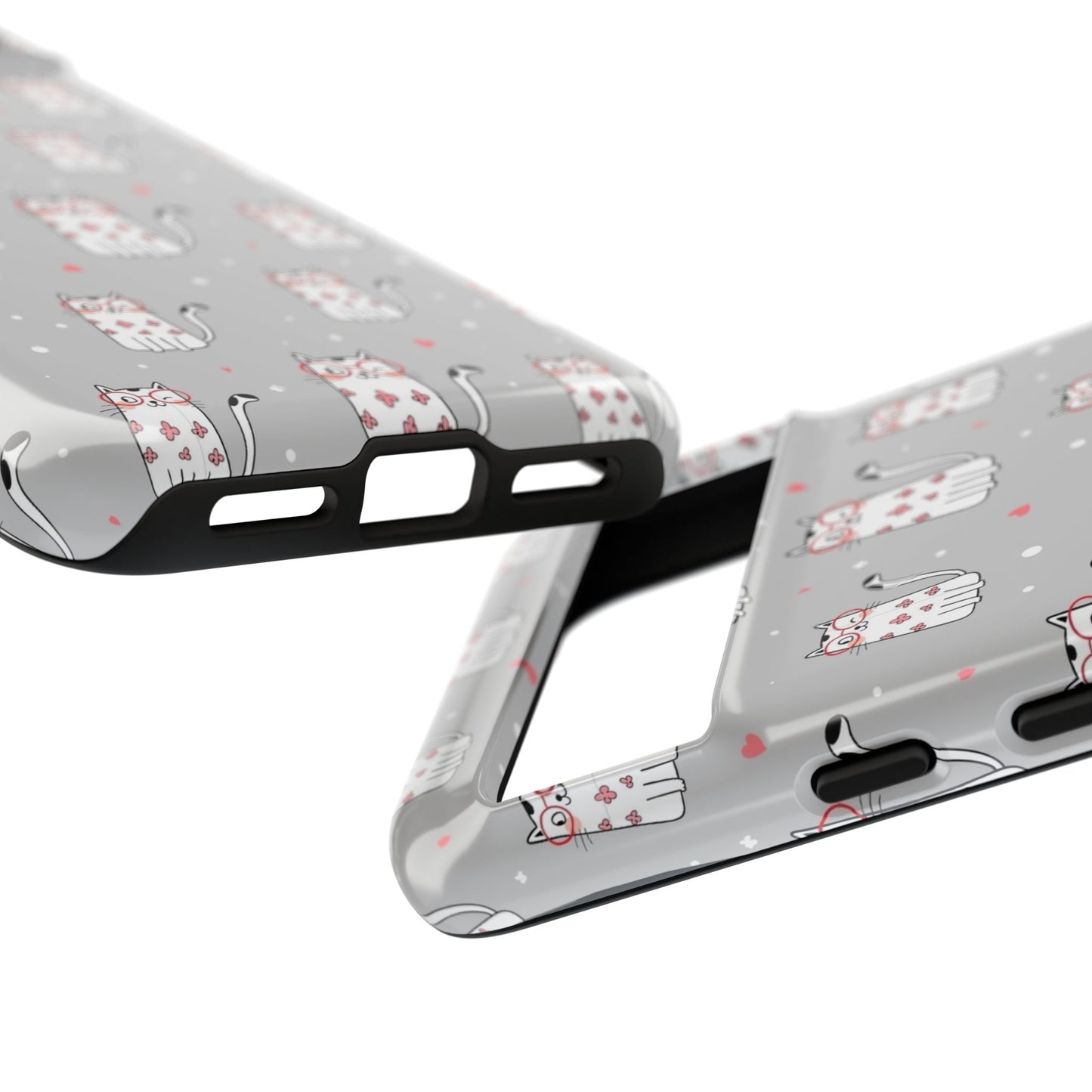 Durable Tough Phone Case, Stylish Glossy Cover, Trendy Cute Design, Perfect for Smartphone Use