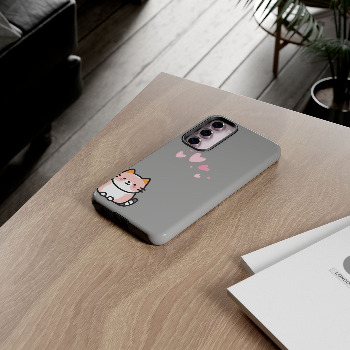 Stylish Tough Phone Case, Durable Glossy Cover, Cute Trendy Design, Perfect Smartphone Protection