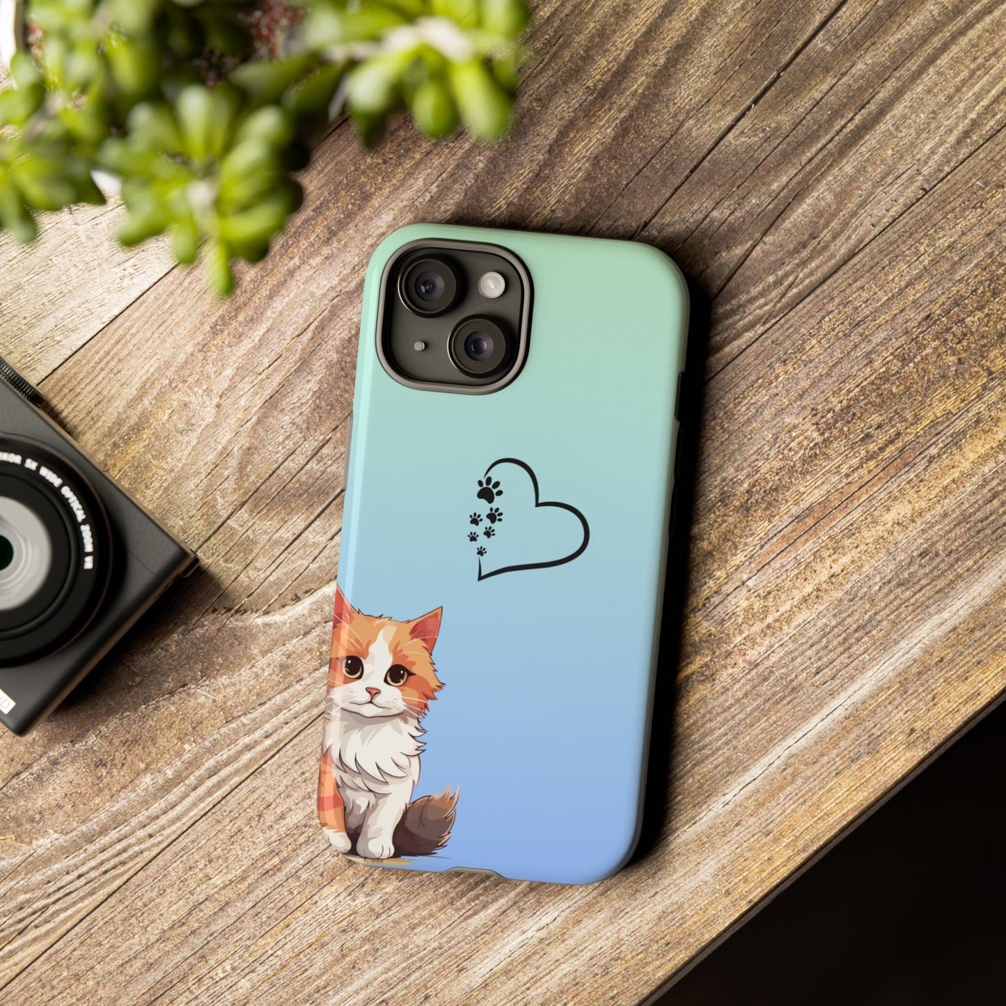Trendy Tough Phone Case, Glossy Finish, Durable and Stylish, Cute Design for Smartphone Protection