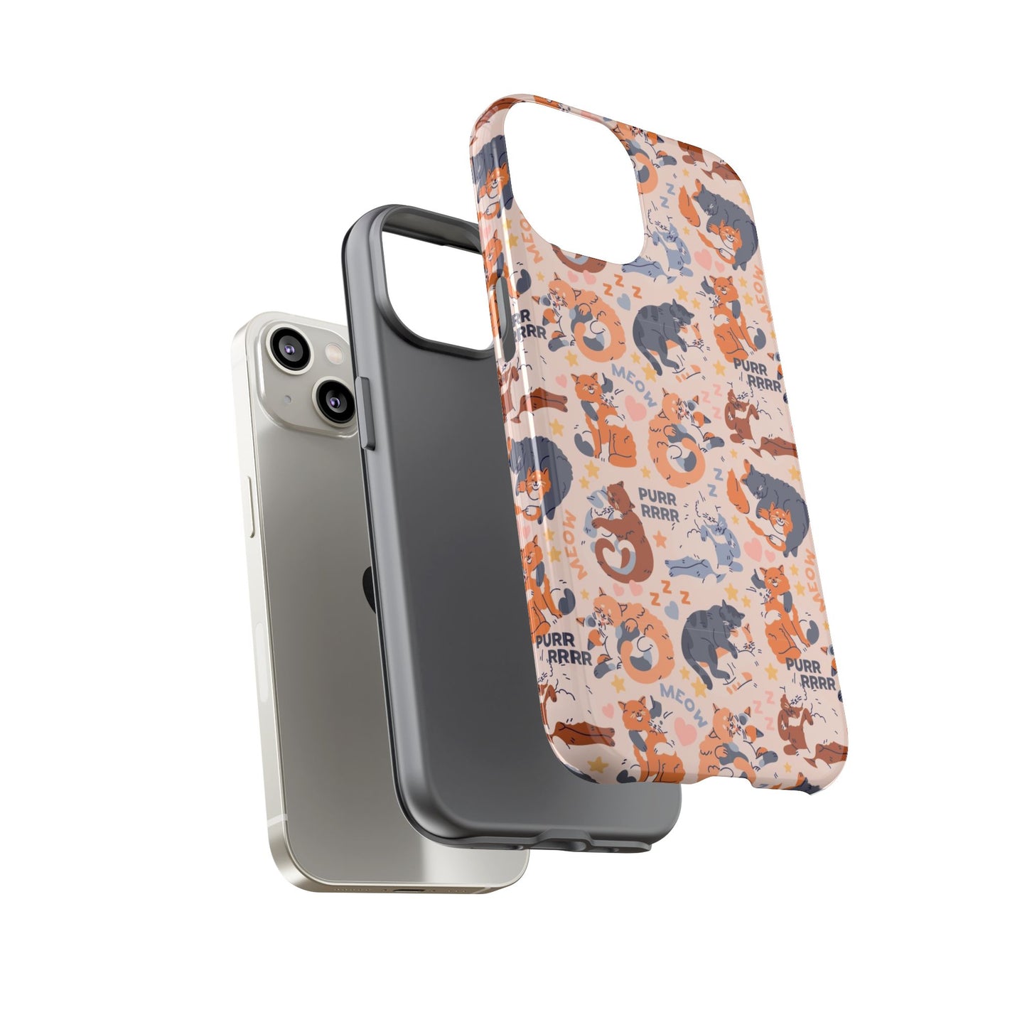 Durable Tough Phone Case, Trendy Cute Glossy Design, Stylish Smartphone Protection for Everyday Use