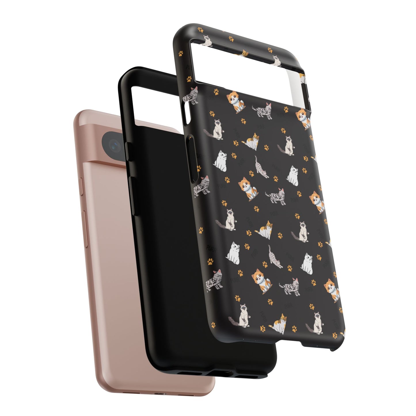 Durable Tough Phone Case, Stylish Glossy Finish, Trendy Cute Design, Everyday Protection for Smartphones
