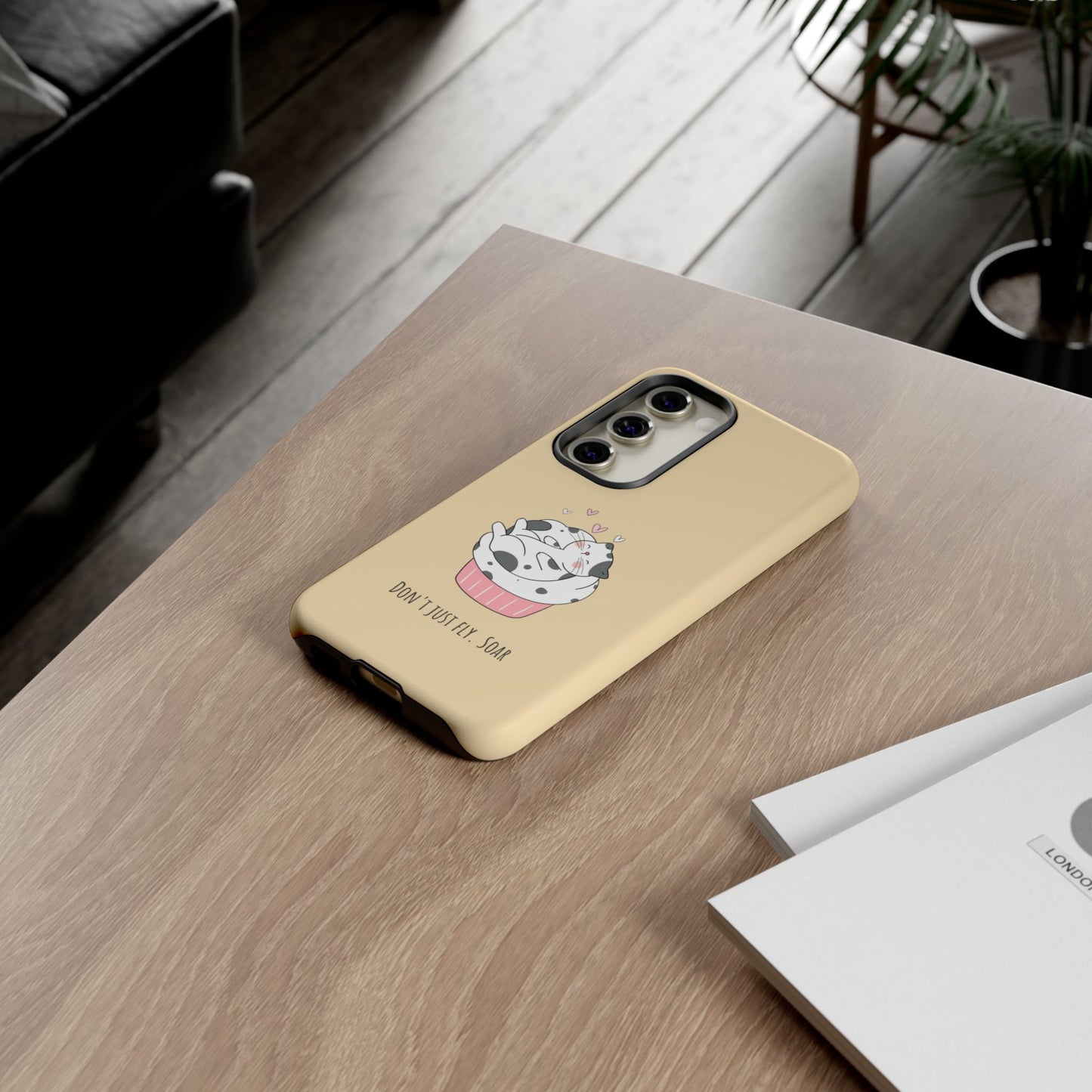 Tough Phone Case, Glossy Cute Design, Durable and Stylish, Trendy Smartphone Cover for Daily Use
